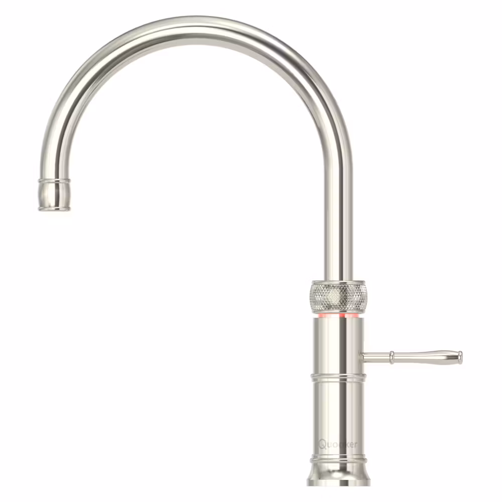 Quooker Classic Round Fusion 3-in-1 Boiling Water Tap PRO3 CLASSIC FUSION ROUND NICKEL CFNRNIC - Nickel