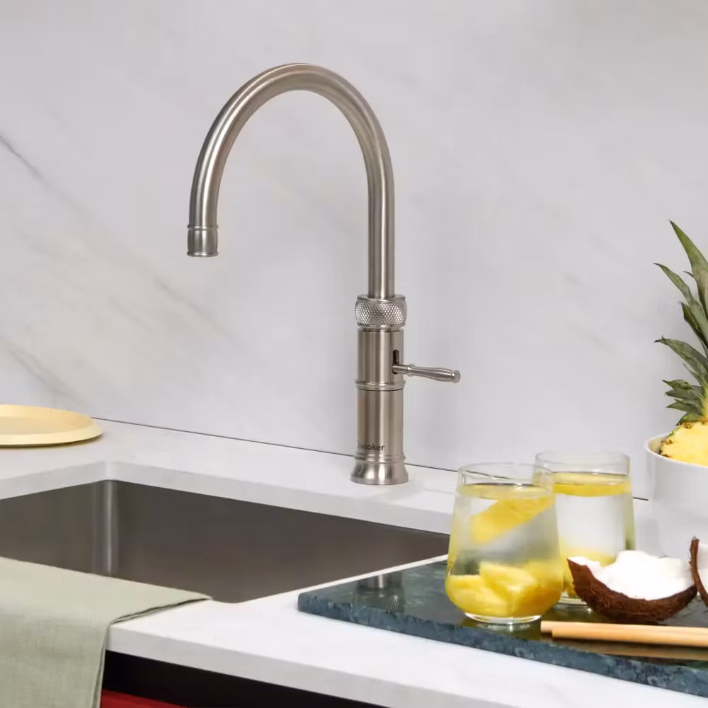 Quooker Combi+ Classic Fusion Round Boiling Water Tap COMBI+ CLASSIC FUSION ROUND SS CFNRSST - Stainless Steel Quooker Combi+ Classic Fusion Round Boiling Water Tap COMBI+ CLASSIC FUSION ROUND SS CFNRSST - Stainless Steel