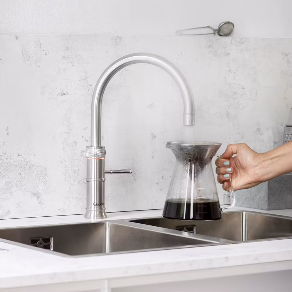 Quooker Combi+ Classic Fusion Round Boiling Water Tap COMBI+ CLASSIC FUSION ROUND SS CFNRSST - Stainless Steel Quooker Combi+ Classic Fusion Round Boiling Water Tap COMBI+ CLASSIC FUSION ROUND SS CFNRSST - Stainless Steel