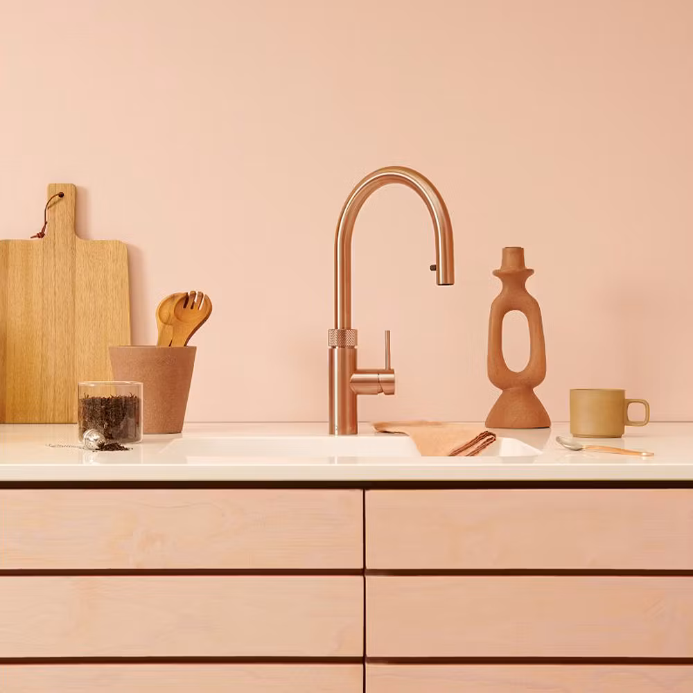 Quooker Combi Flex Boiling Water Tap COMBI 2.2 FLEX ROSE COPPER FXRRCO - Rose Copper Quooker Combi Flex Boiling Water Tap COMBI 2.2 FLEX ROSE COPPER FXRRCO - Rose Copper