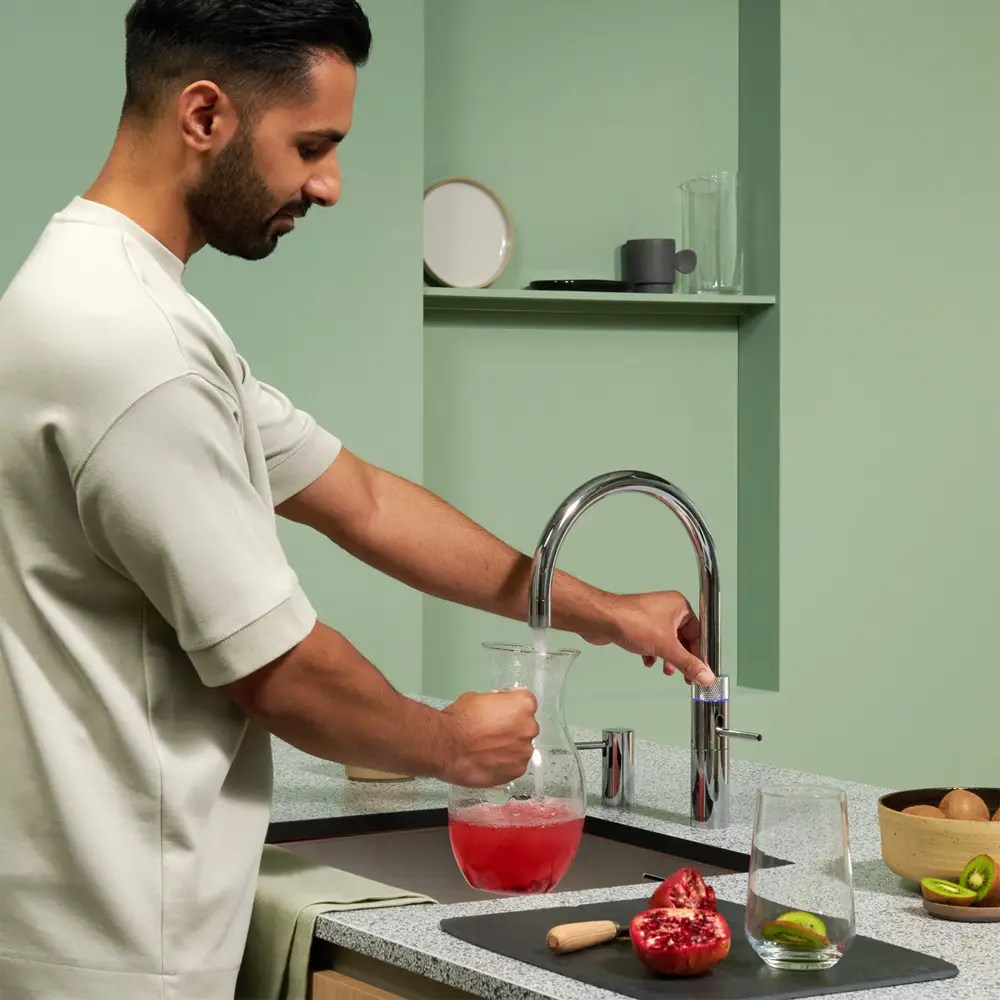 Quooker Combi Fusion Round 3-in-1 Boiling Water Tap COMBI 2.2 FUSION ROUND CHROME FNRCHR - Chrome Quooker Combi Fusion Round 3-in-1 Boiling Water Tap COMBI 2.2 FUSION ROUND CHROME FNRCHR - Chrome