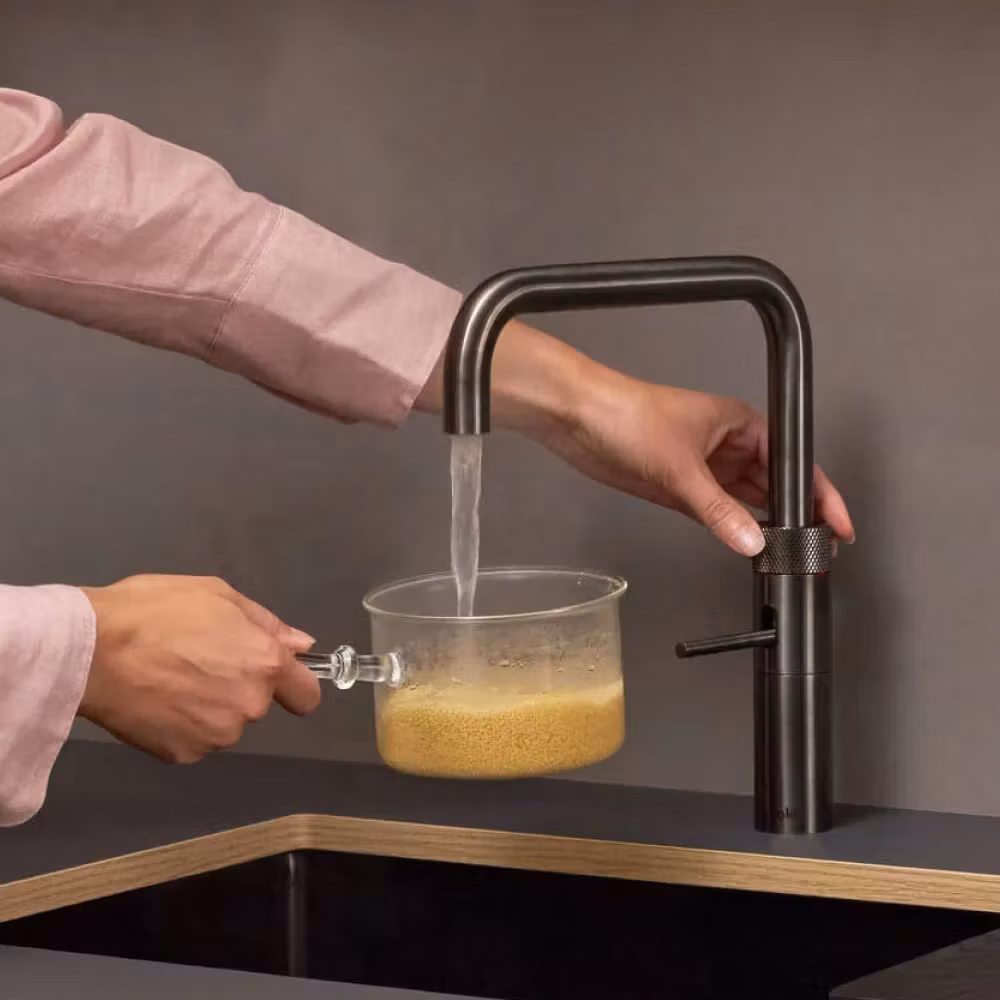 Quooker Combi Fusion Square Boiling Water Tap COMBI 2.2 FUSION SQUARE GUNMETAL FNSGME - Gunmetal Quooker Combi Fusion Square Boiling Water Tap COMBI 2.2 FUSION SQUARE GUNMETAL FNSGME - Gunmetal