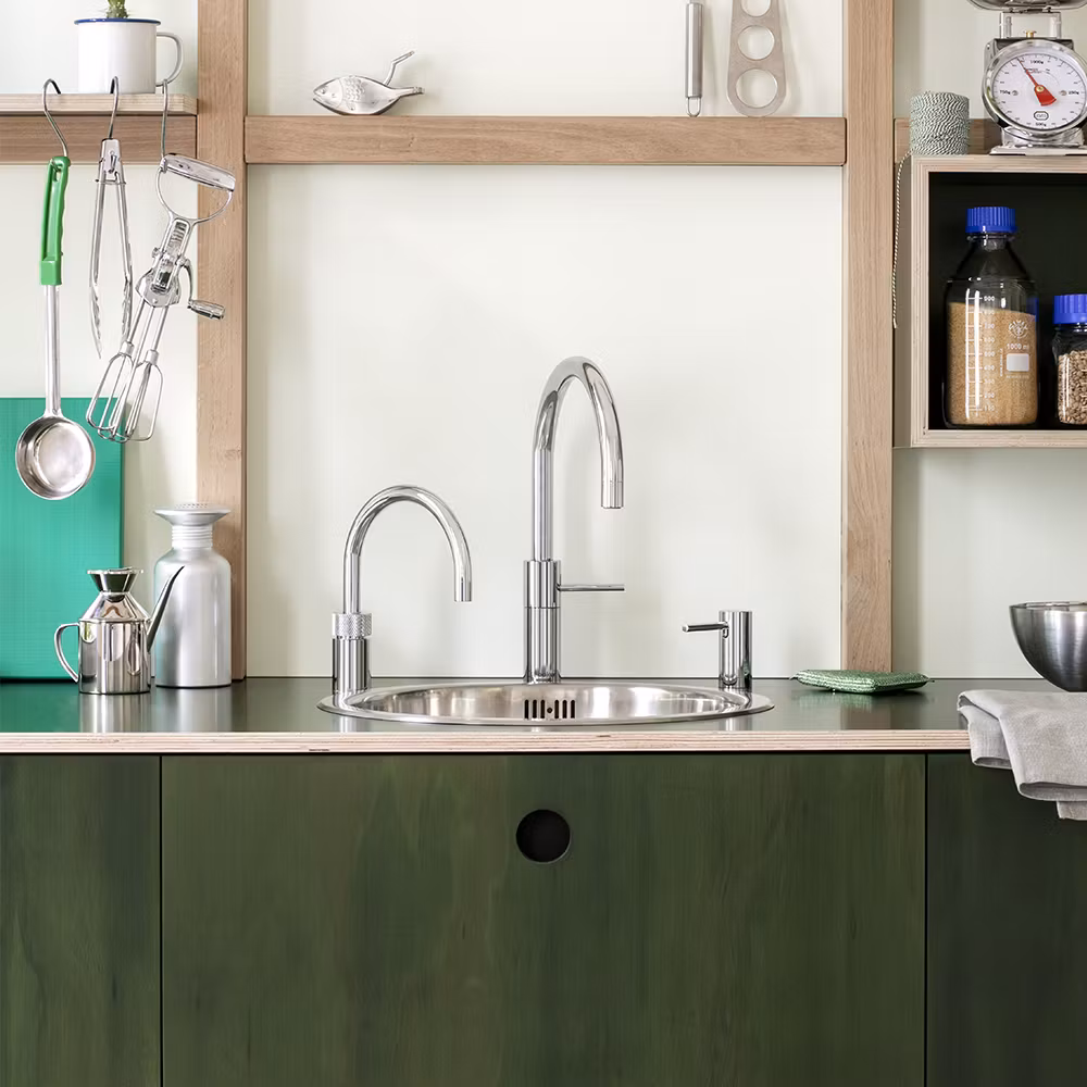Quooker Round Nordic Boiling Water Tap PRO3 NORDIC ROUND CH NSRCHR - Chrome Quooker Round Nordic Boiling Water Tap PRO3 NORDIC ROUND CH NSRCHR - Chrome