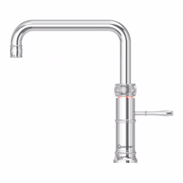 Quooker Combi+ Classic Fusion Square Boiling Water Tap COMBI+ CLASSIC FUSION SQUARE SS CFNSSST - Stainless Steel