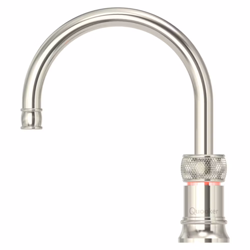 Quooker Classic Round Nordic Boiling Water Tap PRO3 CLASSIC NORDIC ROUND NICKEL CNSRNIC - Nickel