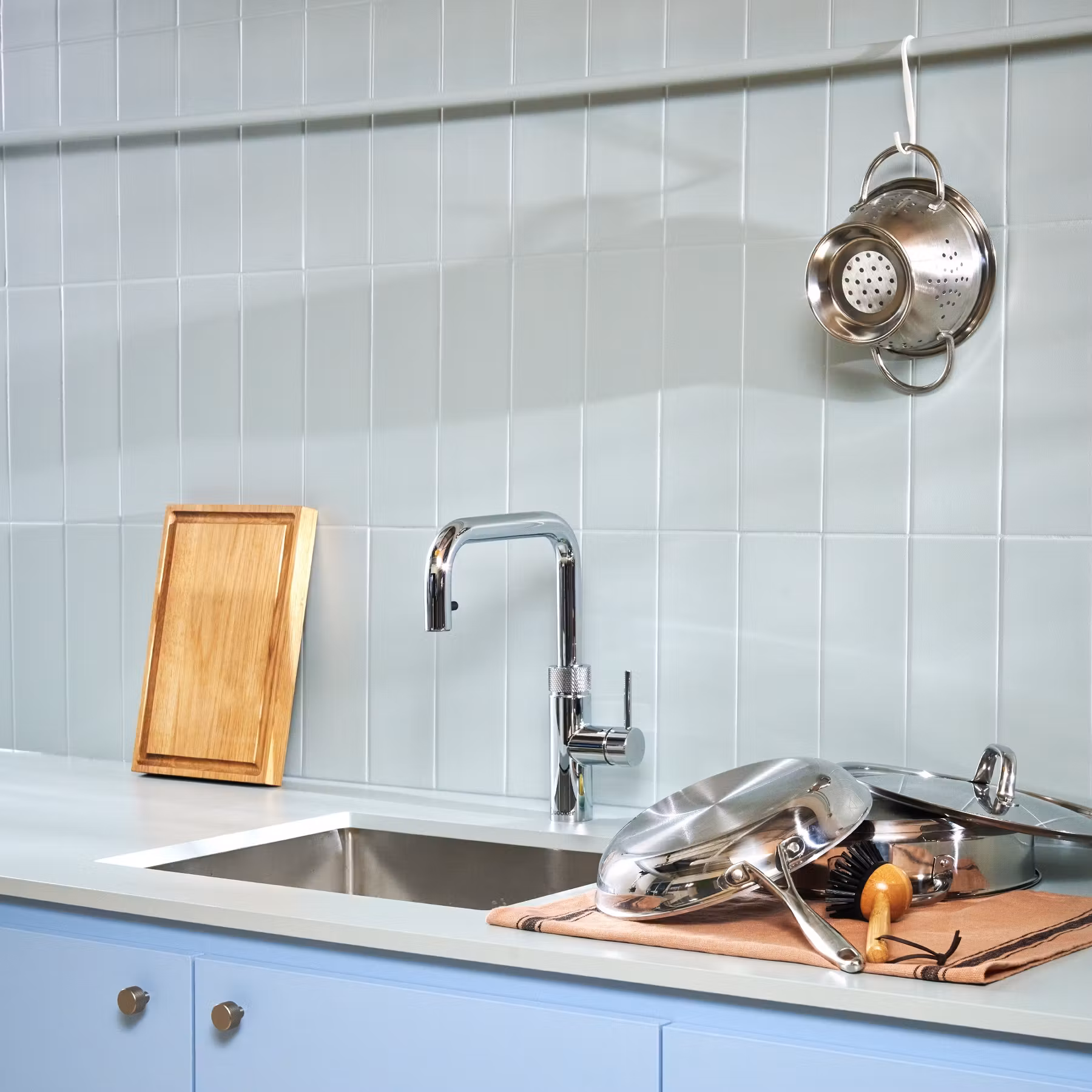 Quooker Flex Square 3-in-1 Boiling Water Tap PRO3 FLEX SQUARE CHR FXSCHR - Chrome Quooker Flex Square 3-in-1 Boiling Water Tap PRO3 FLEX SQUARE CHR FXSCHR - Chrome
