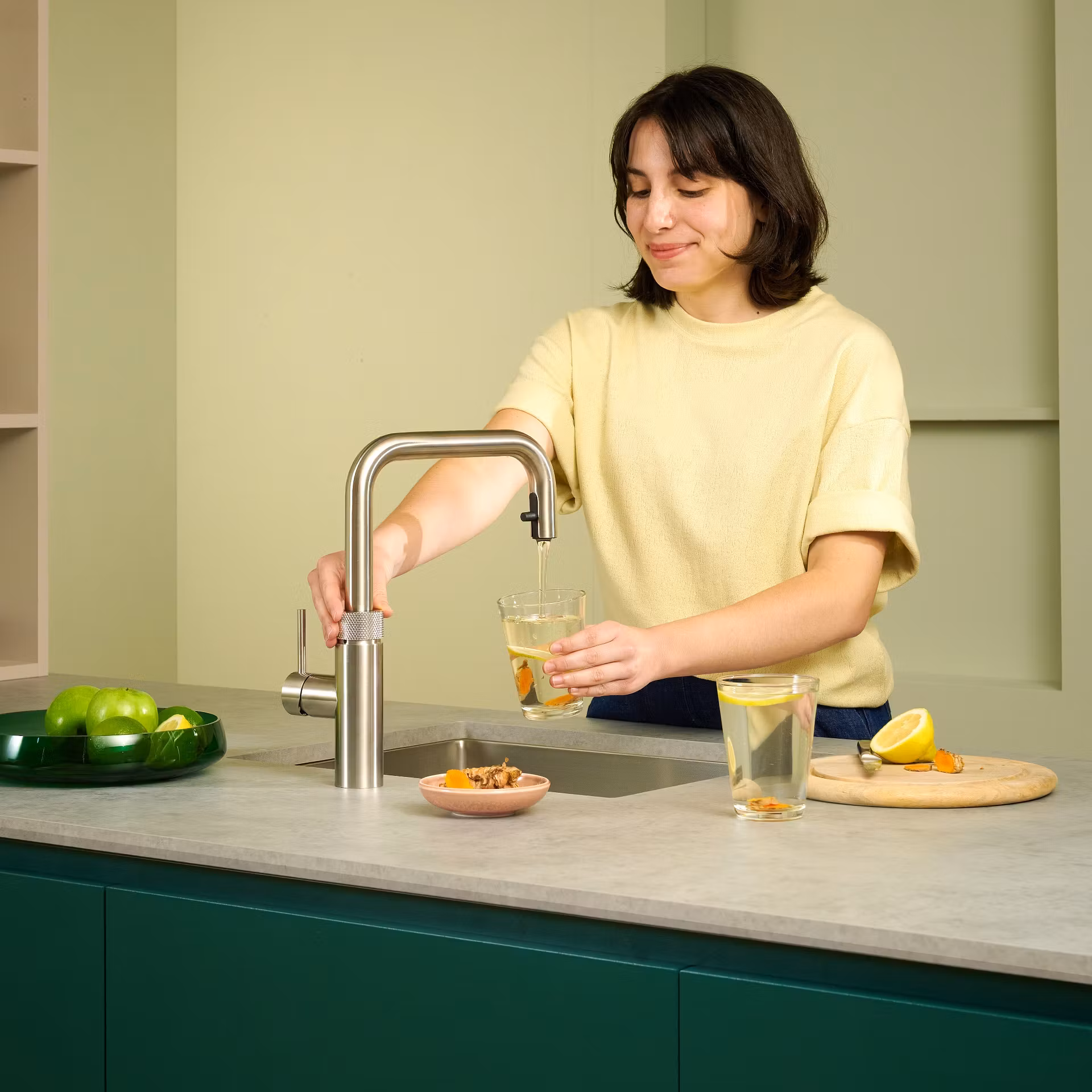 Quooker Combi Flex Square Boiling Water Tap COMBI 2.2 FLEX SQUARE SS FXSSST - Stainless Steel Quooker Combi Flex Square Boiling Water Tap COMBI 2.2 FLEX SQUARE SS FXSSST - Stainless Steel