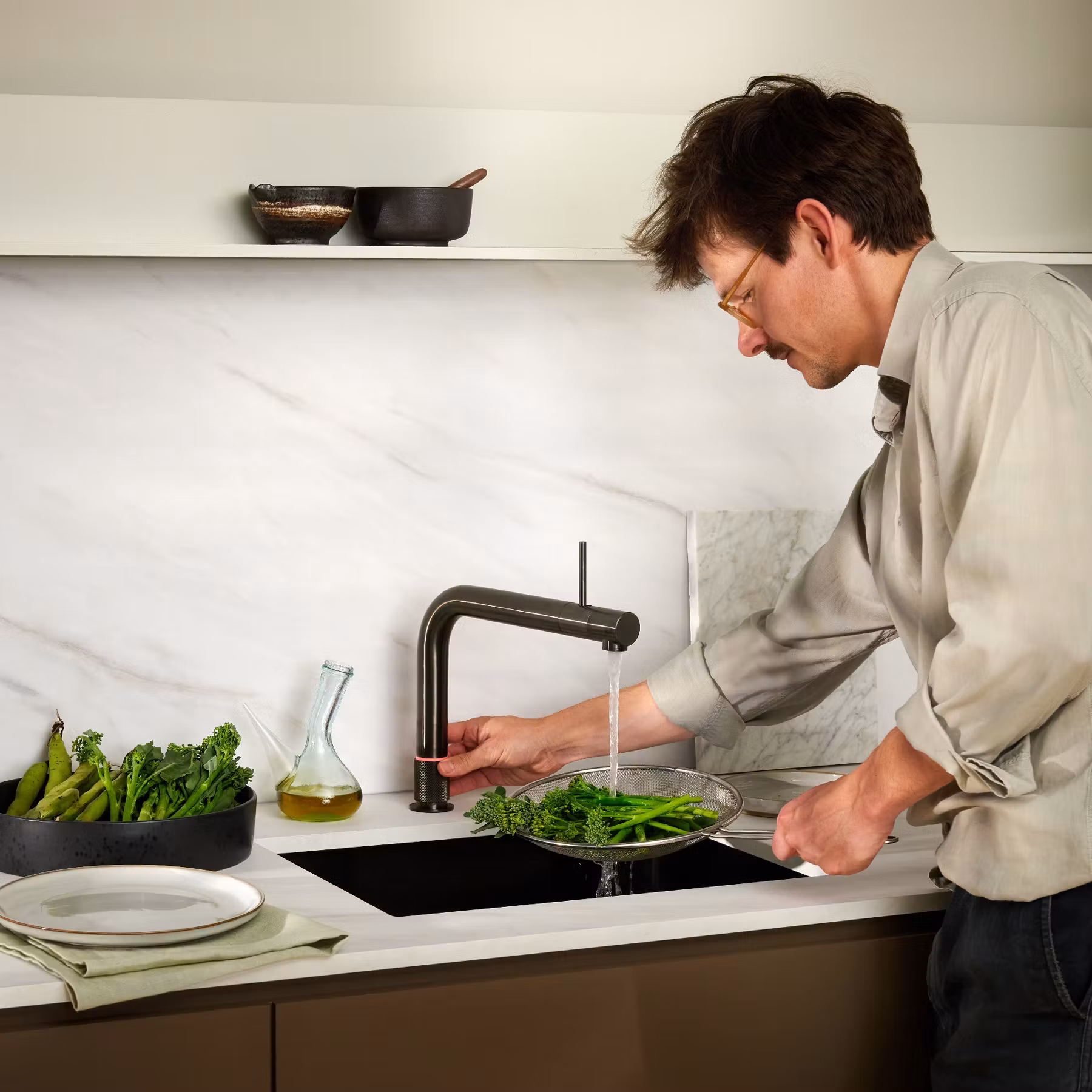 Quooker Combi Front Boiling Water Tap COMBI 2.2 FRONT GME FTGME - Gunmetal Quooker Combi Front Boiling Water Tap COMBI 2.2 FRONT GME FTGME - Gunmetal
