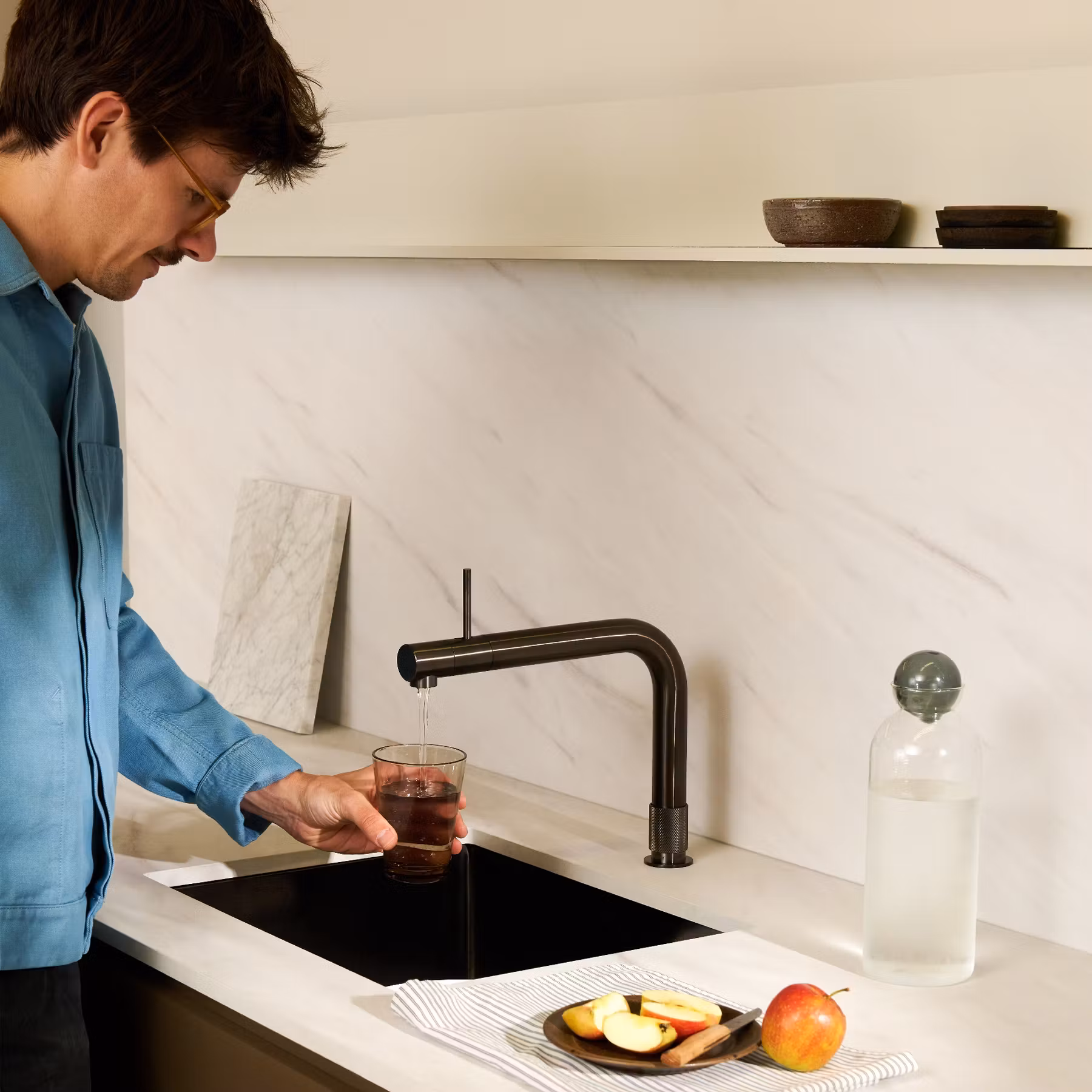 Quooker Combi Front Boiling Water Tap COMBI 2.2 FRONT GME FTGME - Gunmetal Quooker Combi Front Boiling Water Tap COMBI 2.2 FRONT GME FTGME - Gunmetal