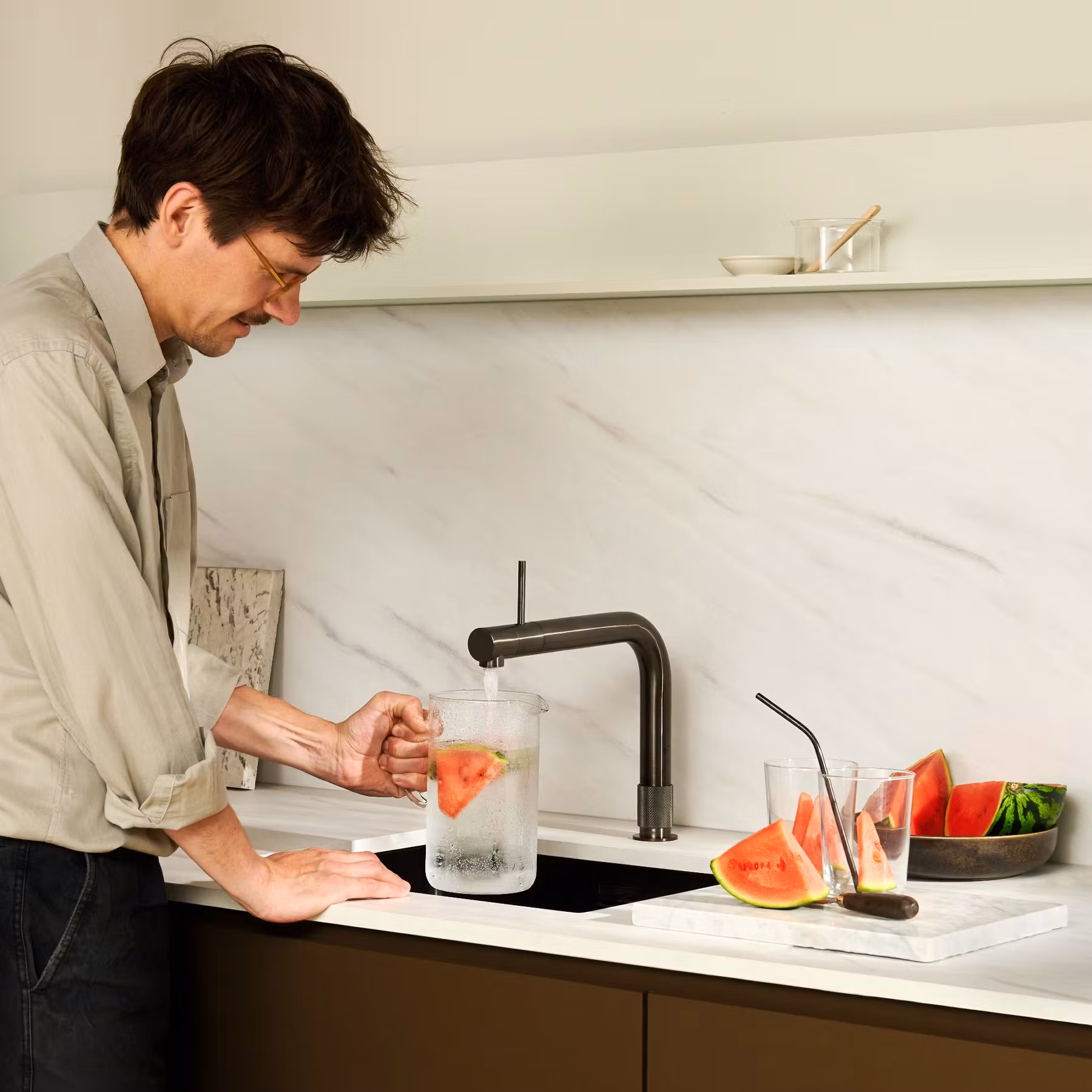 Quooker Front Boiling Water Tap PRO3 FRONT GME FTGME - Gunmetal Quooker Front Boiling Water Tap PRO3 FRONT GME FTGME - Gunmetal