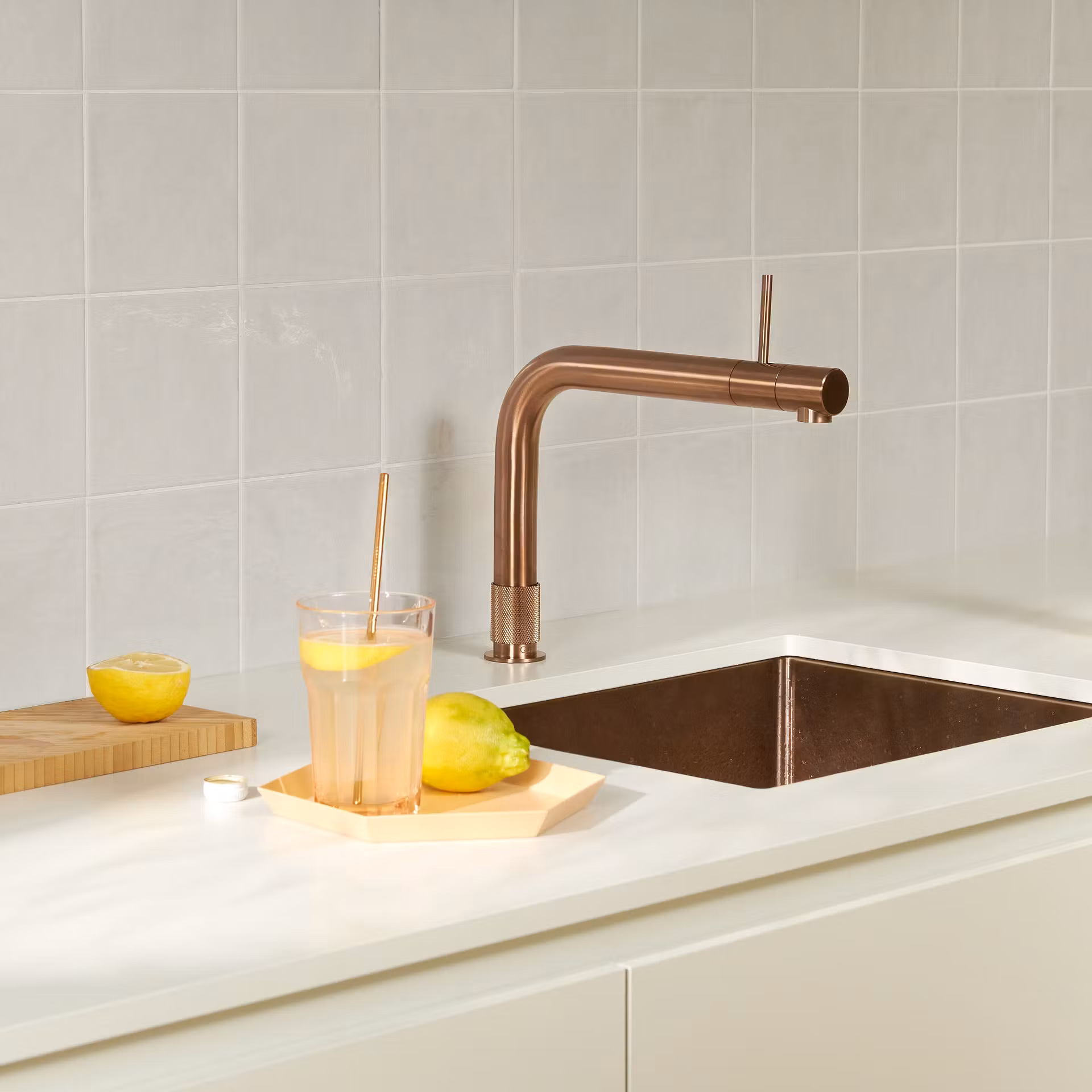 Quooker Combi+ Front Boiling Water Tap COMBI+ FRONT RCO FTRCO - Rose Copper Quooker Combi+ Front Boiling Water Tap COMBI+ FRONT RCO FTRCO - Rose Copper