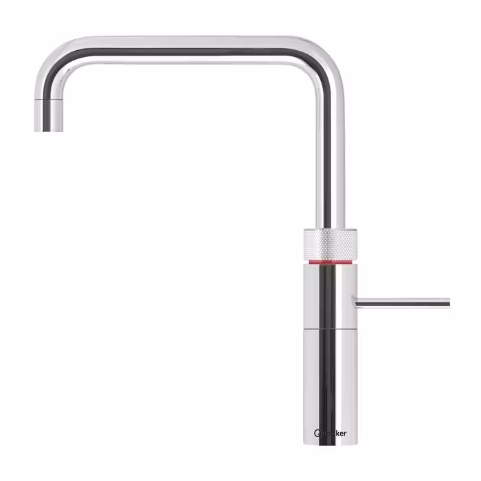 Quooker Square Fusion 3-in-1 Boiling Water Tap PRO3 FUSION SQUARE CHROME FNSCHR - Chrome