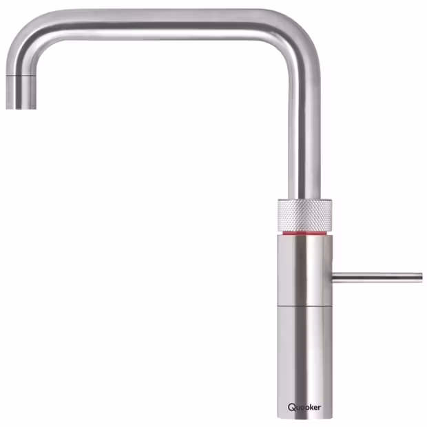 Quooker Combi Fusion Square 3-in-1 Boiling Water Tap COMBI 2.2 FUSION SQUARE SS FNSSST - Stainless Steel