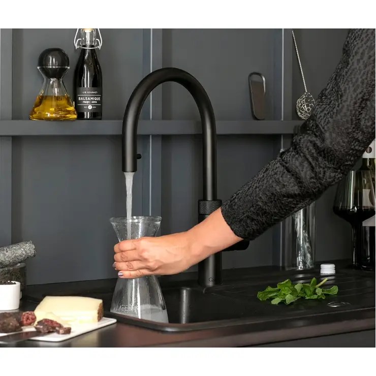 Quooker Combi+ Flex Boiling Water Tap COMBI+ FLEX BLACK FXRBLK - Black Quooker Combi+ Flex Boiling Water Tap COMBI+ FLEX BLACK FXRBLK - Black