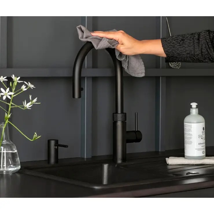 Quooker Flex 3-in-1 Boiling Water Tap PRO3 FLEX BLK FXRBLK - Black Quooker Flex 3-in-1 Boiling Water Tap PRO3 FLEX BLK FXRBLK - Black