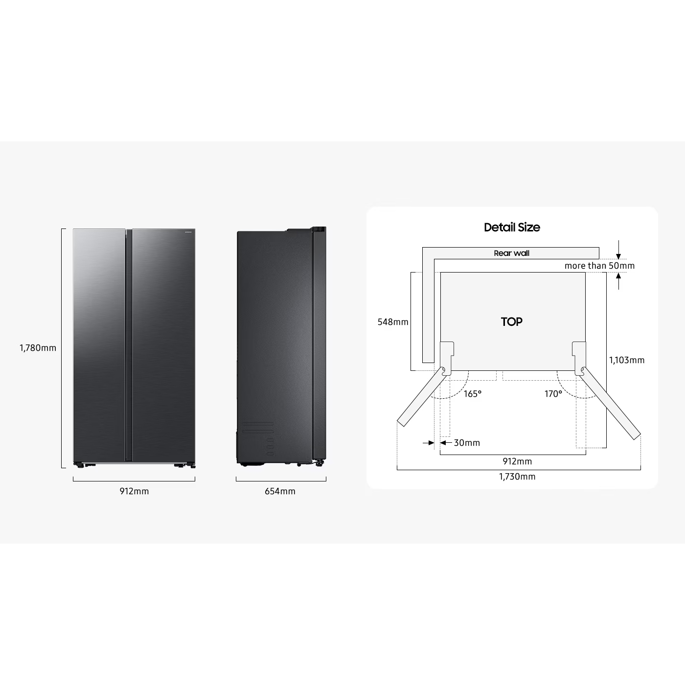 Samsung Series 7 American Fridge Freezer With Water Dispenser RS57DG410EM9EU - Silver Samsung Series 7 American Fridge Freezer With Water Dispenser RS57DG410EM9EU - Silver