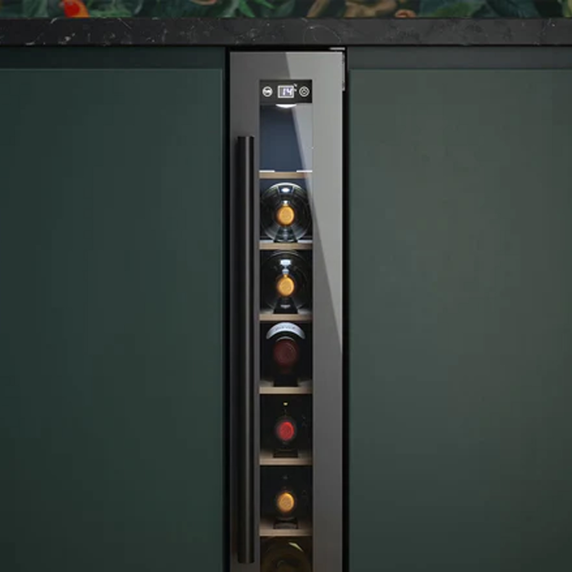 Cata 15cm Freestanding Wine Cabinet UBBKWC15F - Black Cata 15cm Freestanding Wine Cabinet UBBKWC15F - Black