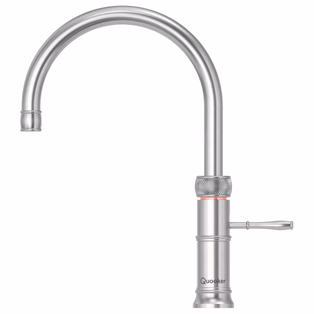 Quooker Combi Classic Fusion Round 3-in-1 Boiling Water Tap COMBI 2.2 CLASSIC FUSION ROUND SS CFNRSST - Stainless Steel