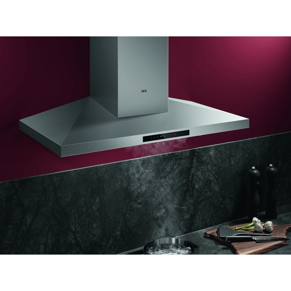 AEG DKB6971HM Series 6000 Hob2Hood Chimney Hood - Stainless Steel AEG DKB6971HM Series 6000 Hob2Hood Chimney Hood - Stainless Steel