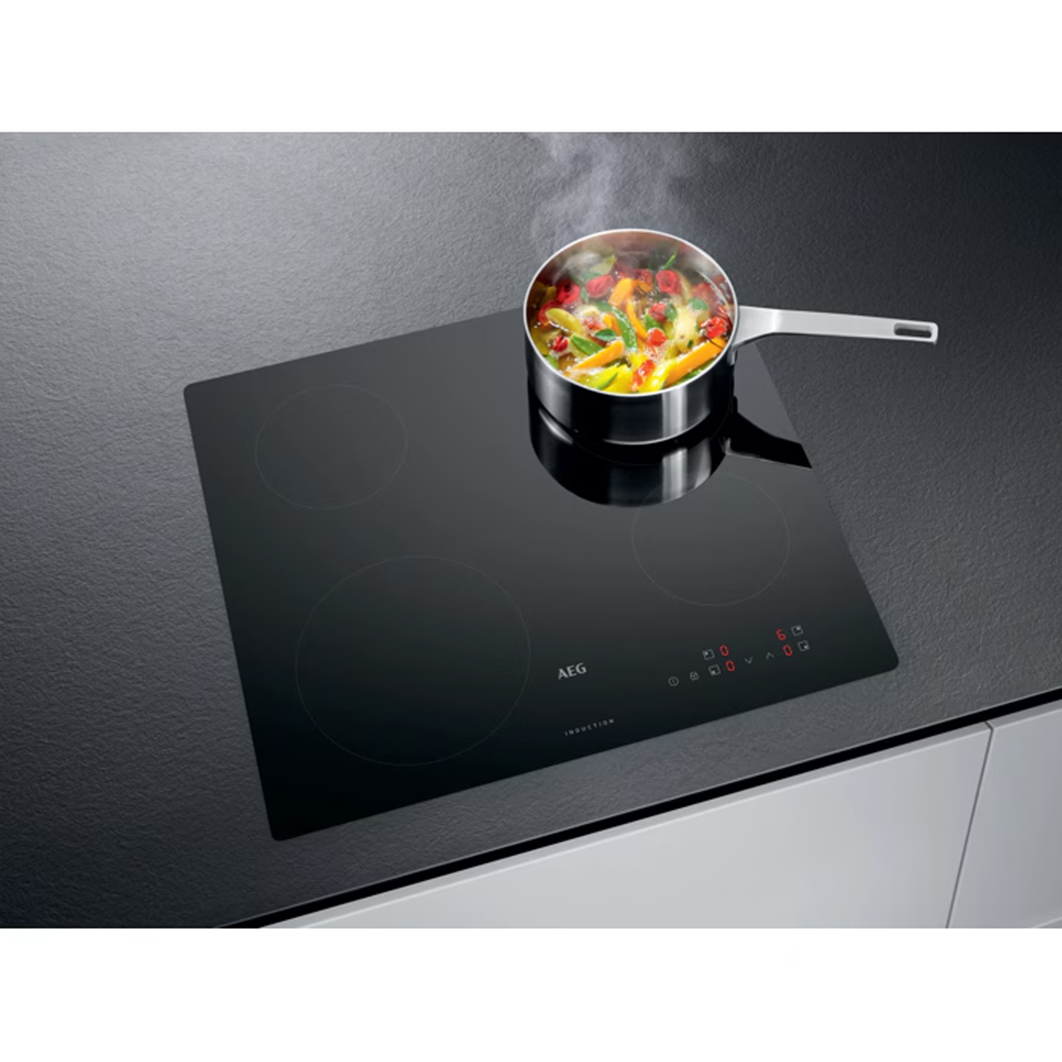 AEG 3000 60cm Induction Hob IBS6420SCB - Black AEG 3000 60cm Induction Hob IBS6420SCB - Black