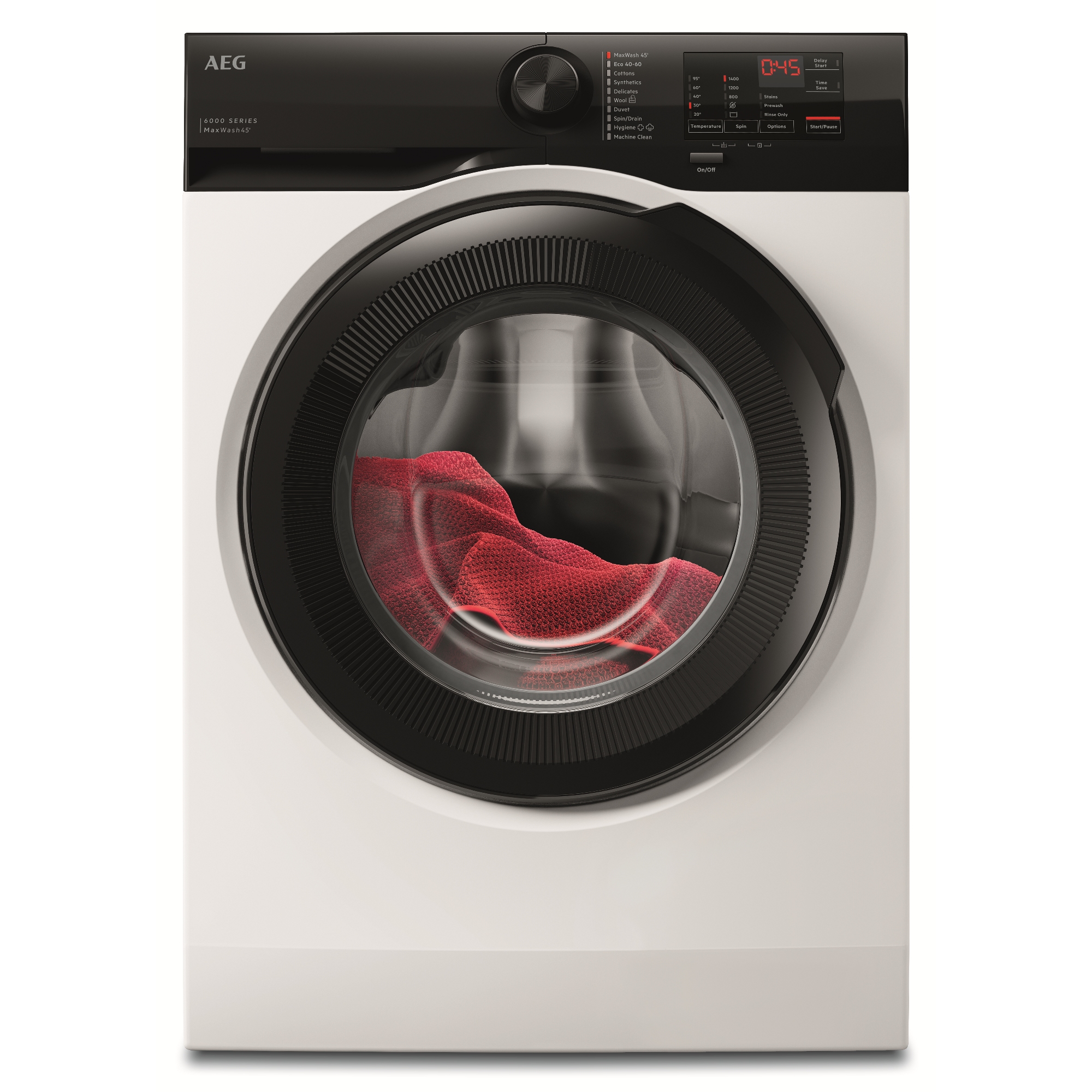 AEG 8kg Series 6000 Washing Machine 1400rpm LFED61844B - White