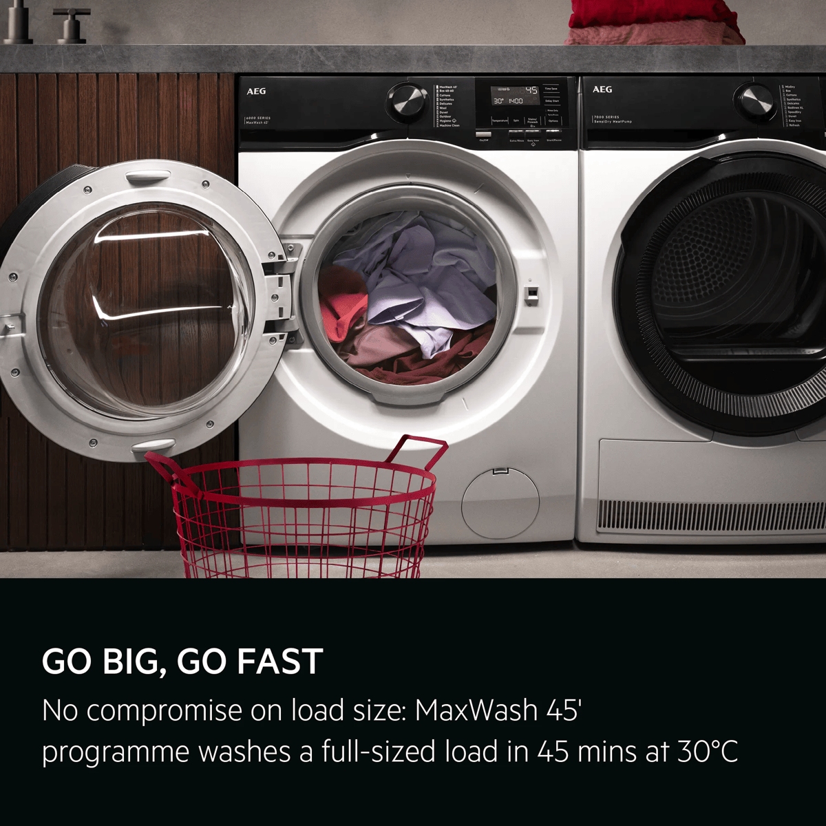 AEG 8kg Series 6000 Washing Machine 1400rpm LFED61844B - White AEG 8kg Series 6000 Washing Machine 1400rpm LFED61844B - White