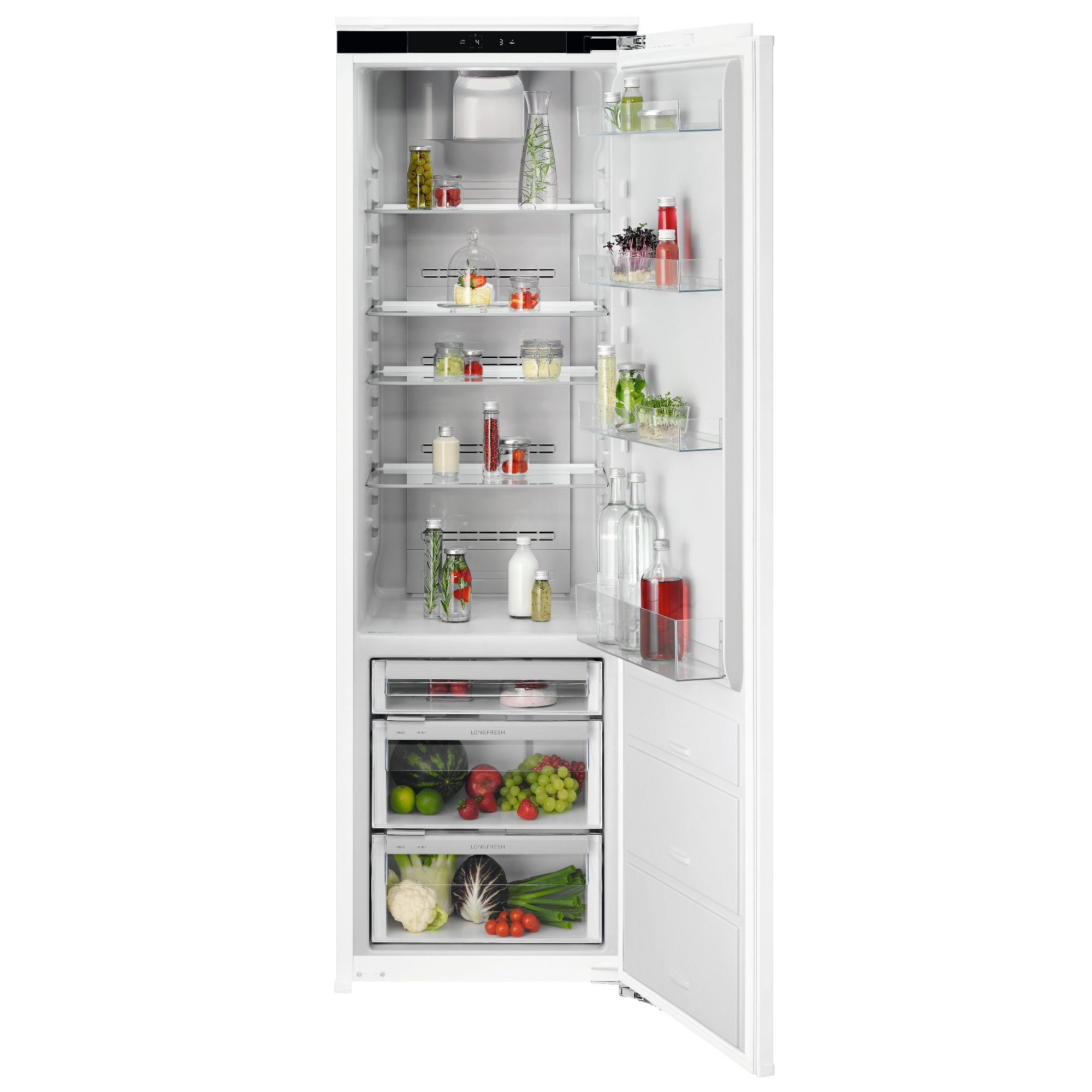 AEG 177cm Series 9000 LongFresh Integrated In Column Larder Fridge NK9CS181EC