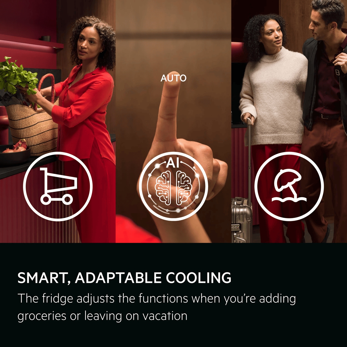 AEG 177cm Series 6000 Integrated 50/50 Fridge Freezer NSC6L185ES AEG 177cm Series 6000 Integrated 50/50 Fridge Freezer NSC6L185ES
