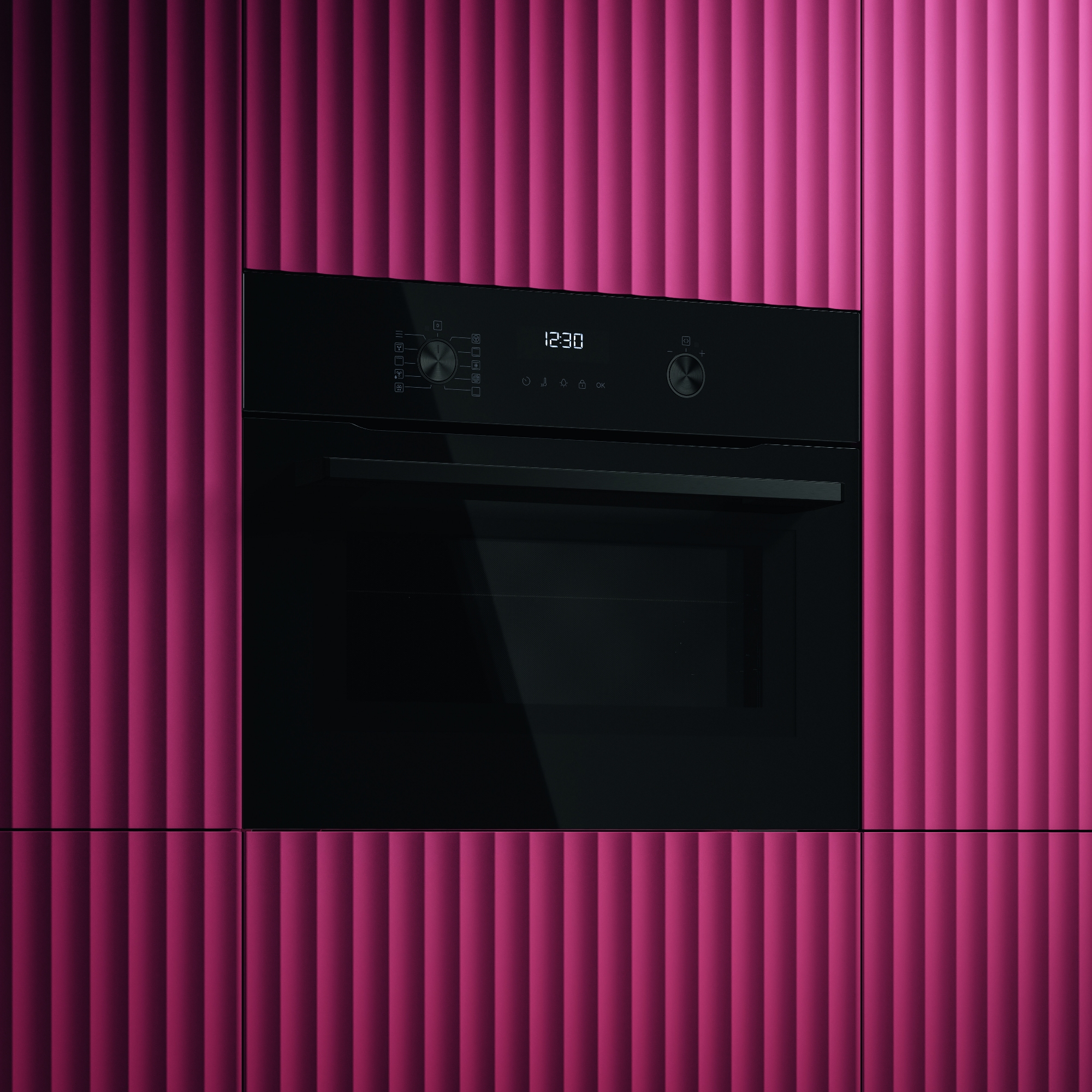 AEG Series 5000 Built-in CombiAir Microwave and Oven OO5NK40XK - Black AEG Series 5000 Built-in CombiAir Microwave and Oven OO5NK40XK - Black