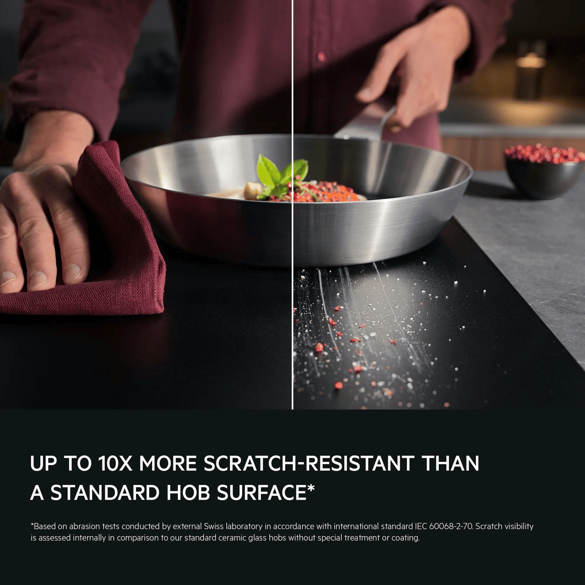AEG
Exclusiv SaphirMatt Series 6000 60cm Bevelled Edge Induction Hob SO64IB0BFZ - Matte Black AEG
Exclusiv SaphirMatt Series 6000 60cm Bevelled Edge Induction Hob SO64IB0BFZ - Matte Black