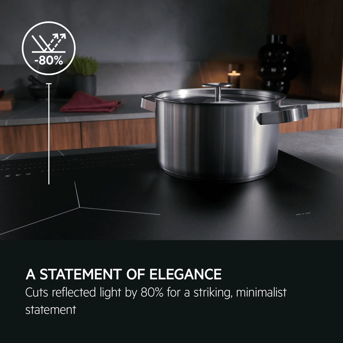 AEG
Exclusiv SaphirMatt Series 6000 60cm Bevelled Edge Induction Hob SO64IB0BFZ - Matte Black AEG
Exclusiv SaphirMatt Series 6000 60cm Bevelled Edge Induction Hob SO64IB0BFZ - Matte Black