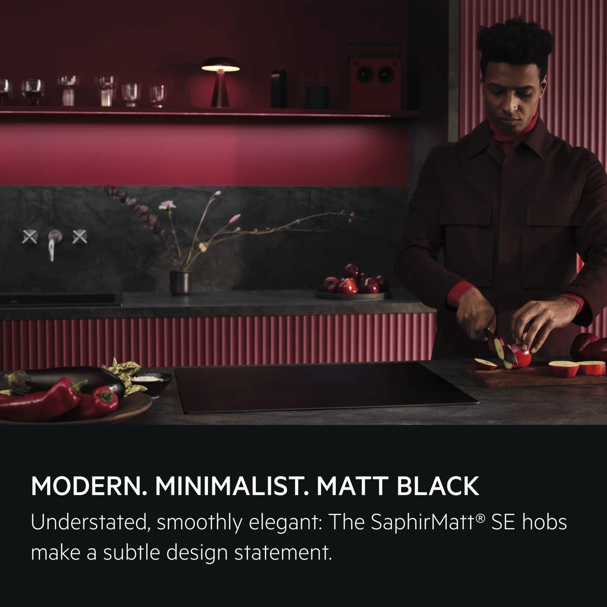 AEG Exclusiv SaphirMatt Series 5000 80cm 4 Zone Induction Hob SO84IA0BIT - Matte Black AEG Exclusiv SaphirMatt Series 5000 80cm 4 Zone Induction Hob SO84IA0BIT - Matte Black