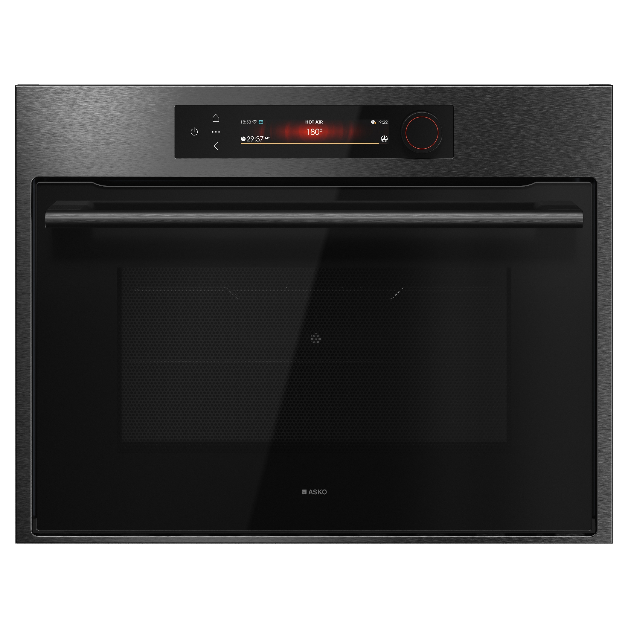 Asko Series 6 Built-in Combi Microwave For Tall Housing OCM64BSH - Black Steel Asko Series 6 Built-in Combi Microwave For Tall Housing OCM64BSH - Black Steel