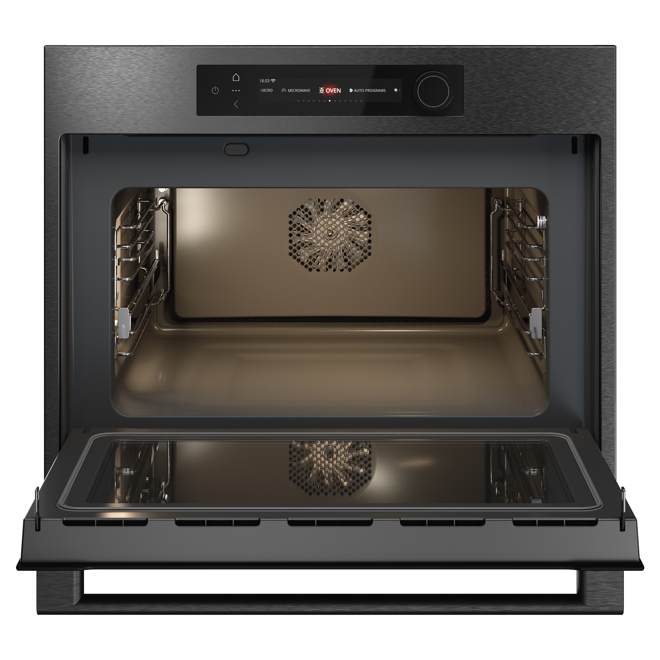 Asko Series 6 Built-in Combi Microwave For Tall Housing OCM64BSH - Black Steel Asko Series 6 Built-in Combi Microwave For Tall Housing OCM64BSH - Black Steel