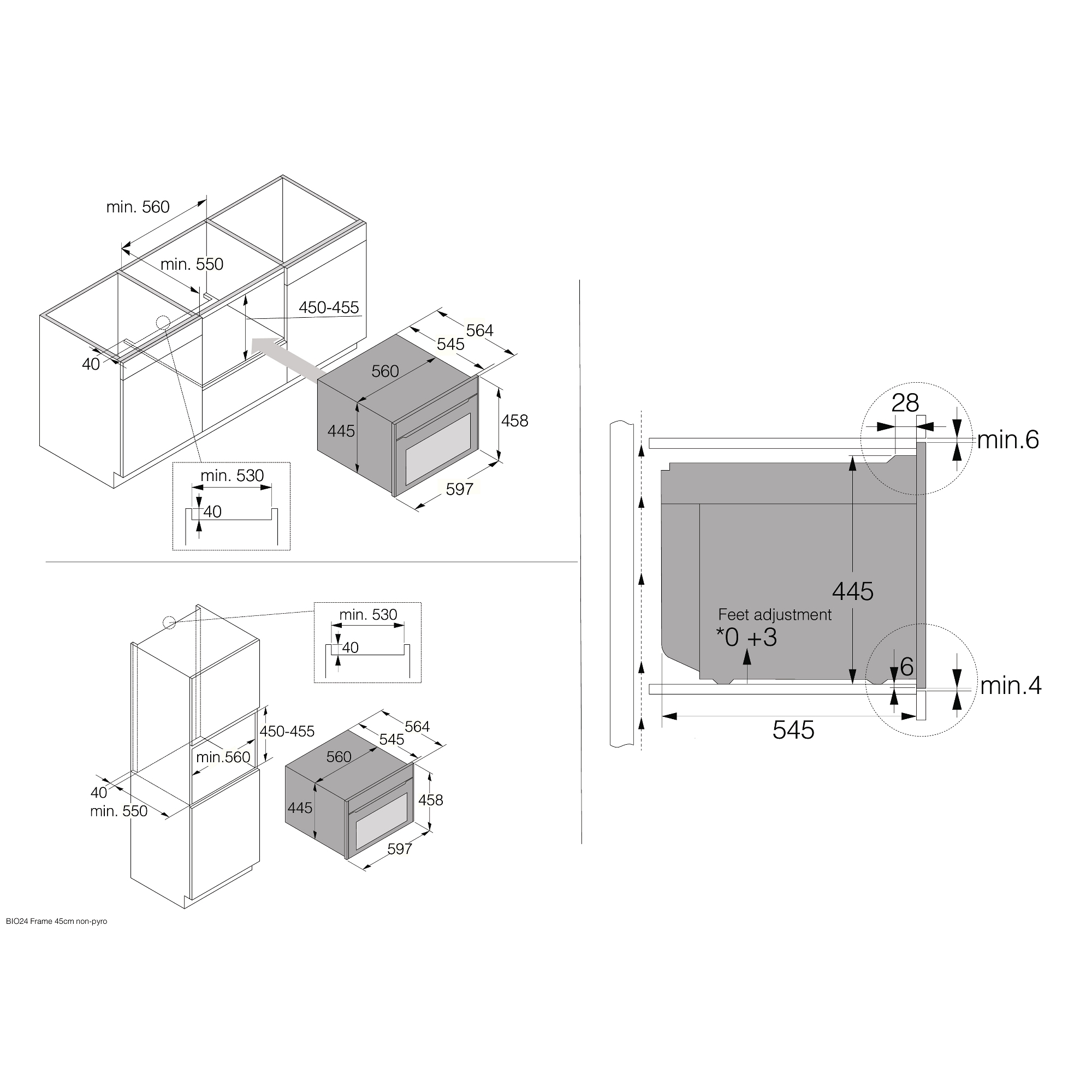 Asko Series 6 Built-in Combi Microwave For Tall Housing OCM64BSH - Black Steel Asko Series 6 Built-in Combi Microwave For Tall Housing OCM64BSH - Black Steel