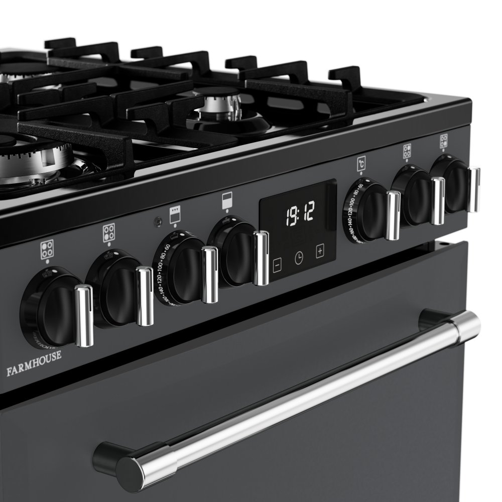 Belling 60cm Freestanding Dual Fuel Mini Range Cooker 444411812 - Anthracite Belling 60cm Freestanding Dual Fuel Mini Range Cooker 444411812 - Anthracite