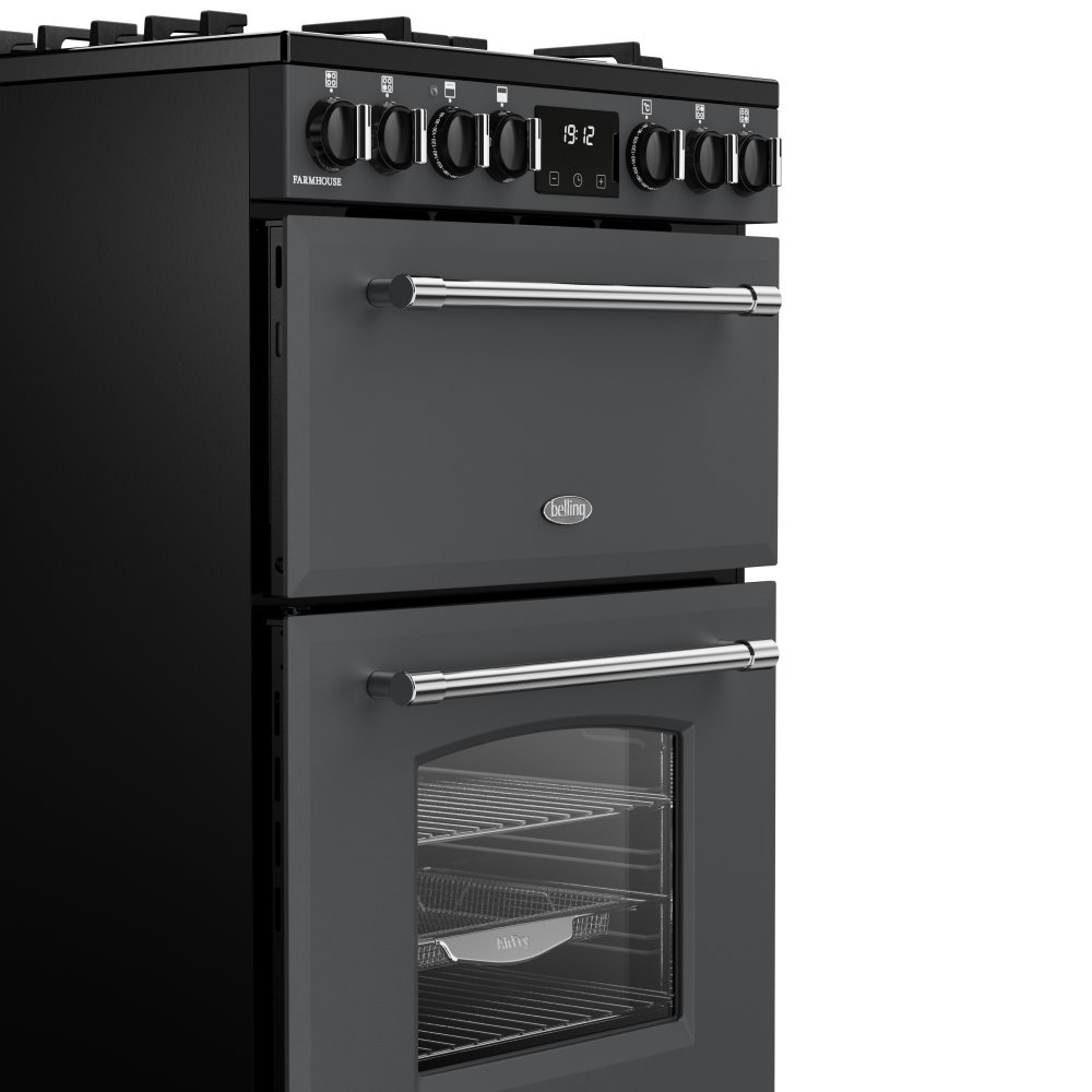 Belling 60cm Freestanding Dual Fuel Mini Range Cooker 444411812 - Anthracite Belling 60cm Freestanding Dual Fuel Mini Range Cooker 444411812 - Anthracite
