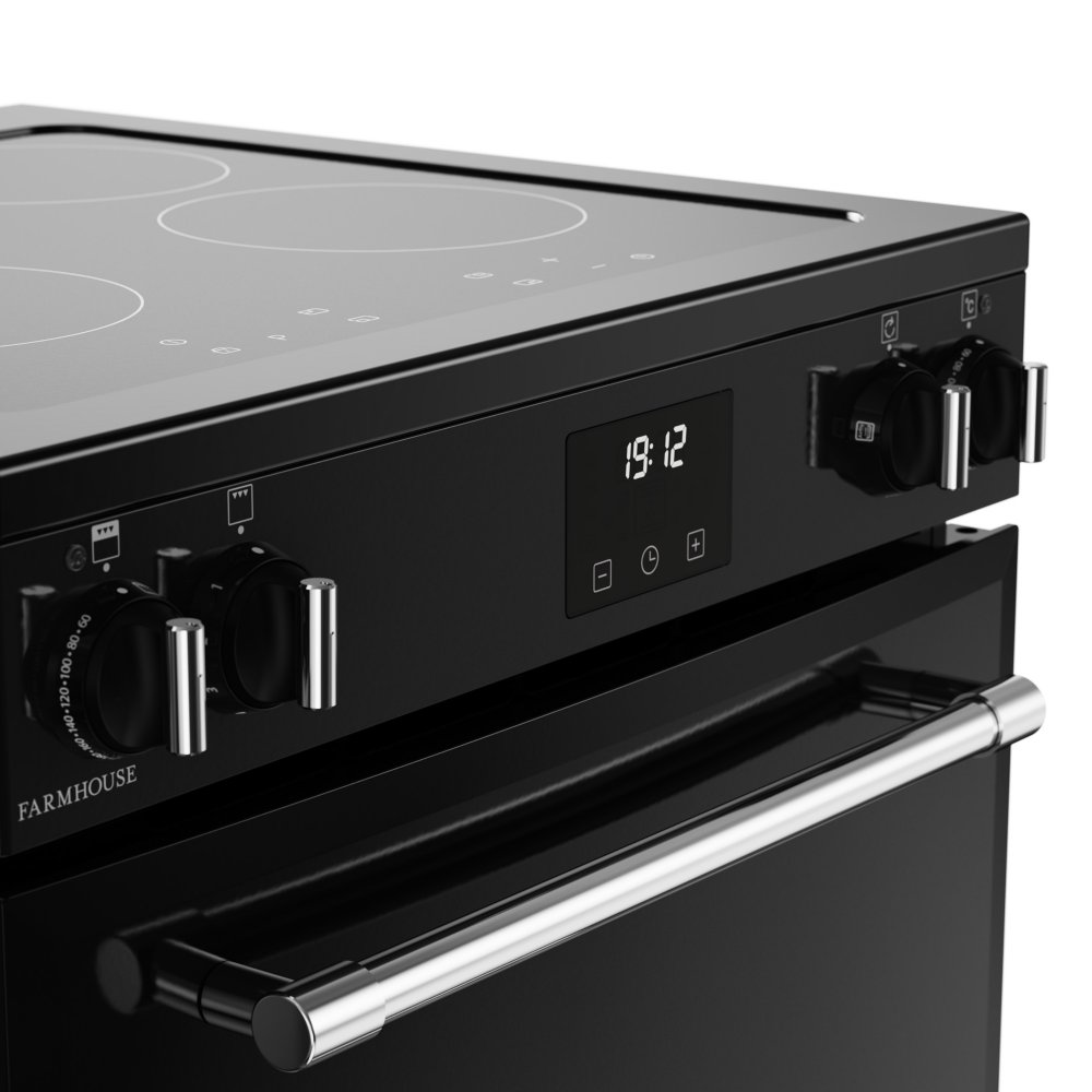Belling Farmhouse 60cm Induction Mini Range Cooker 444411815 - BLACK Belling Farmhouse 60cm Induction Mini Range Cooker 444411815 - BLACK