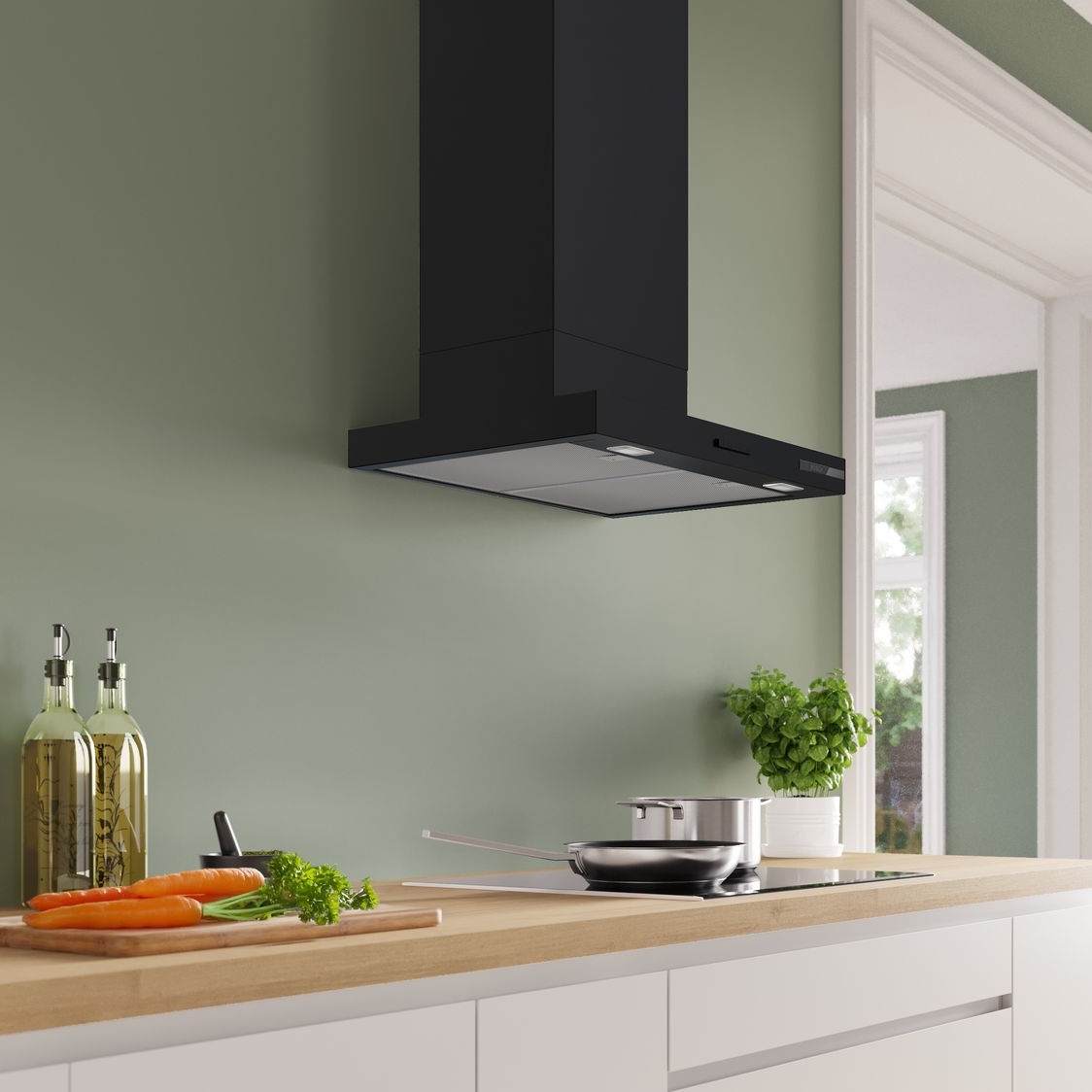Bosch 60cm Series 4 Chimney Hood DWB65CC60B - Black Bosch 60cm Series 4 Chimney Hood DWB65CC60B - Black