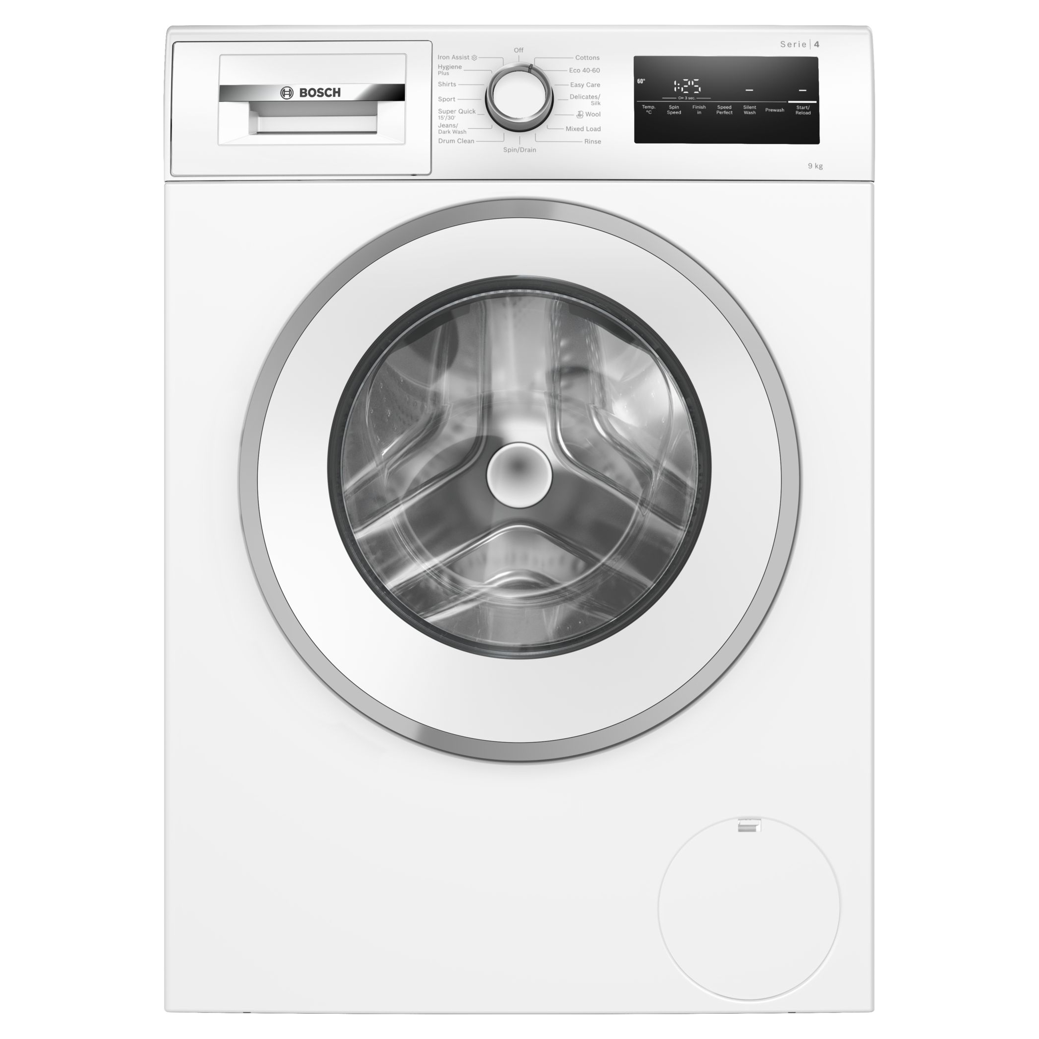 Bosch 9kg Series 4 Washing machine 1400rpm WAN28255GB - White