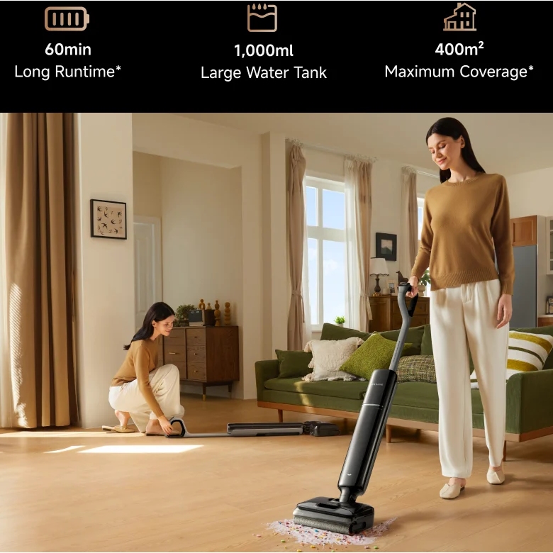Dreame T12 Pro Wet & Dry Cordless Stick Vacuum Cleaner HHR32A - Black Dreame T12 Pro Wet & Dry Cordless Stick Vacuum Cleaner HHR32A - Black