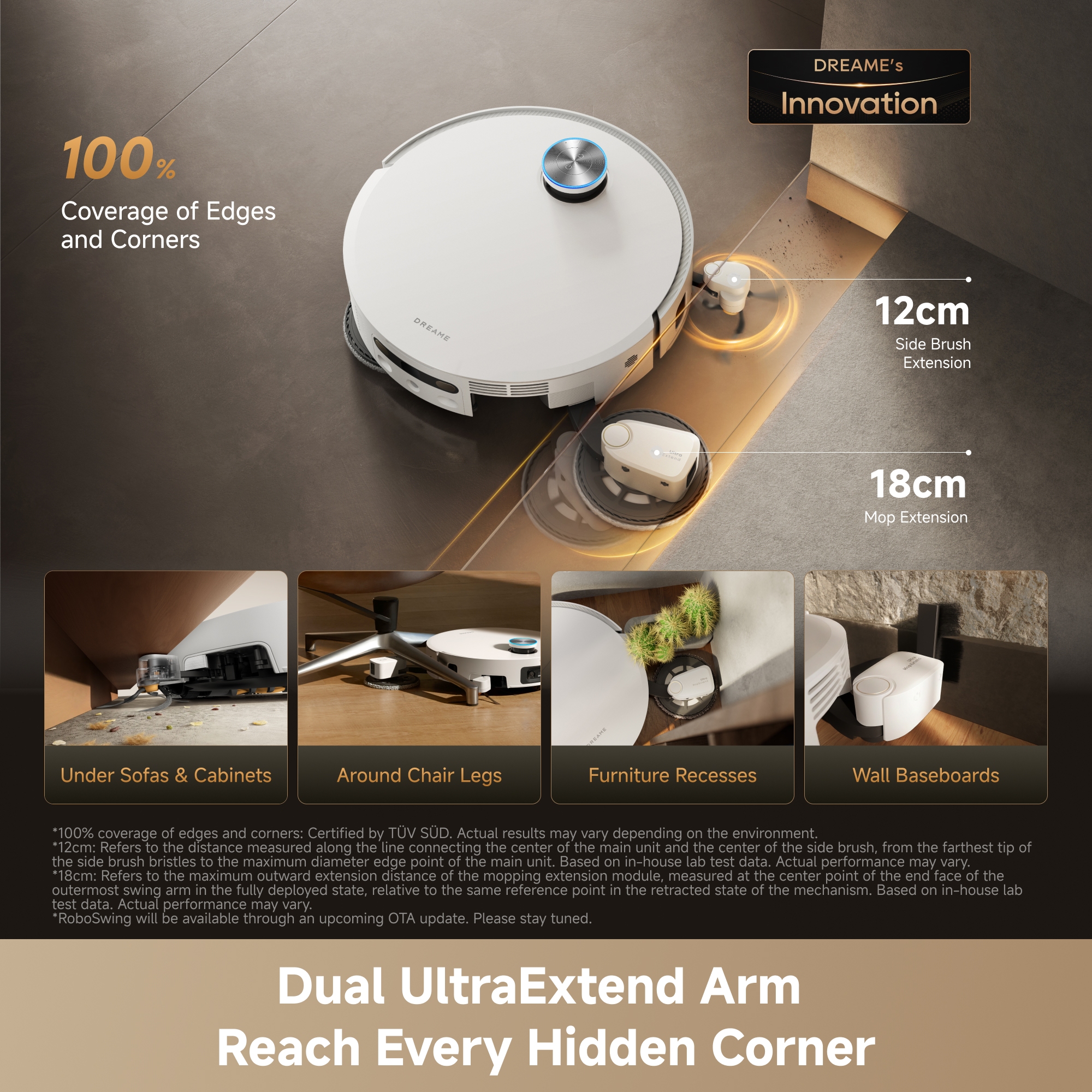 Dreame X60 Pro Ultra Complete Smart Robot Vacuum & Mop RLX96DE_WH - White Dreame X60 Pro Ultra Complete Smart Robot Vacuum & Mop RLX96DE_WH - White