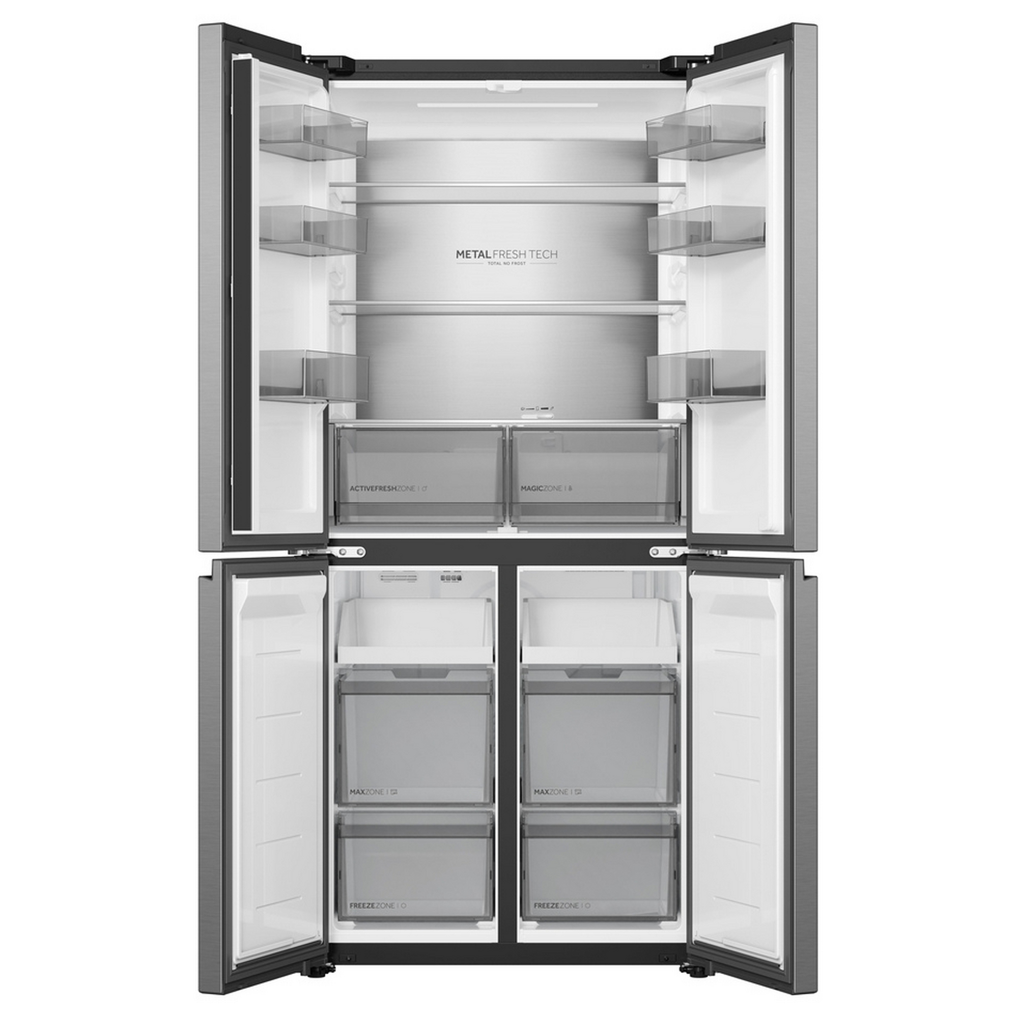Haier 83cm Four Door French Style Fridge Freezer HCR58S18DNMM - Inox Haier 83cm Four Door French Style Fridge Freezer HCR58S18DNMM - Inox