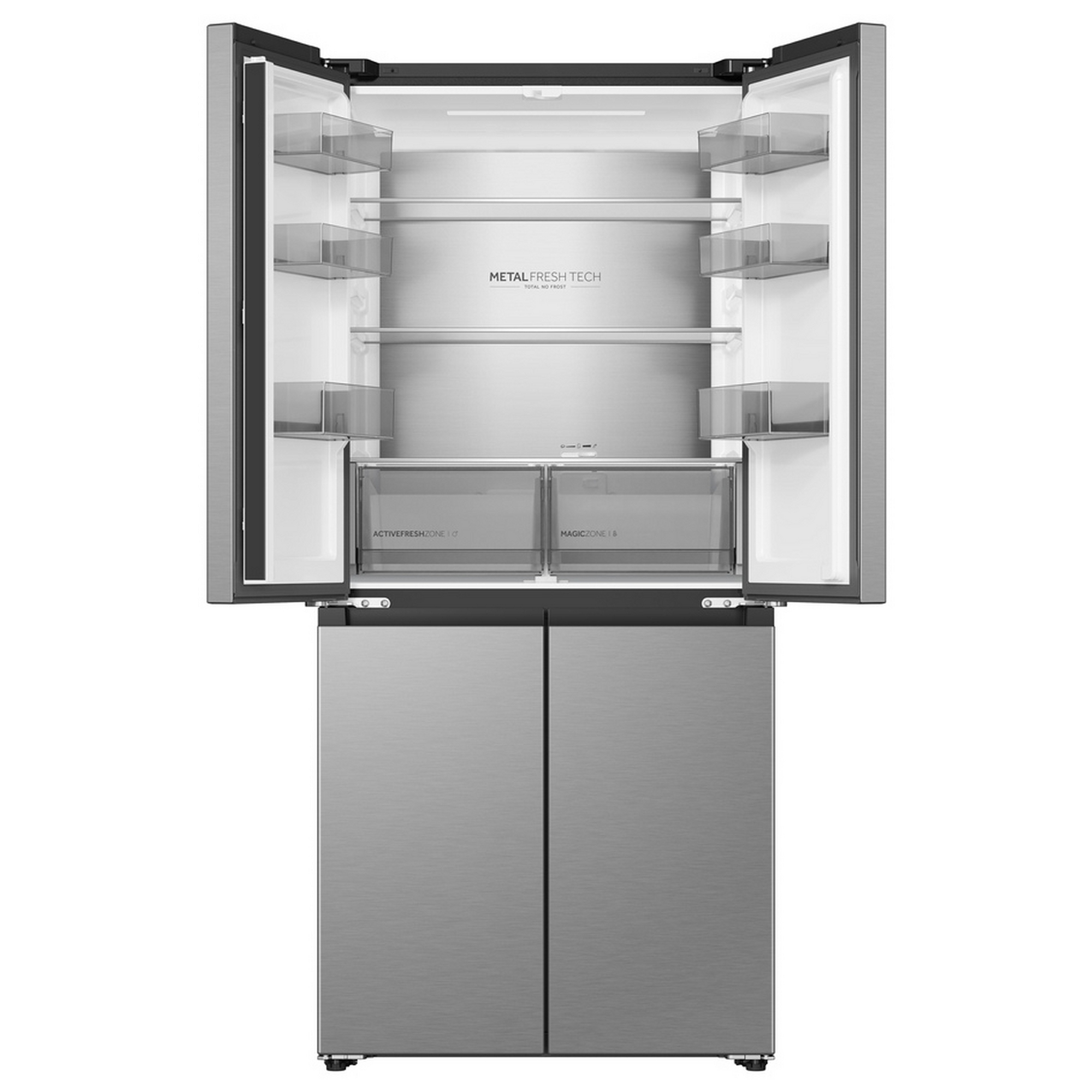 Haier 83cm Four Door French Style Fridge Freezer HCR58S18DNMM - Inox Haier 83cm Four Door French Style Fridge Freezer HCR58S18DNMM - Inox