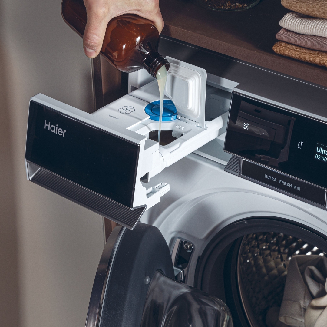 Haier 11kg Freestanding Autodose Washing Machine 1400rpm HW110-BD14397UUK - White Haier 11kg Freestanding Autodose Washing Machine 1400rpm HW110-BD14397UUK - White