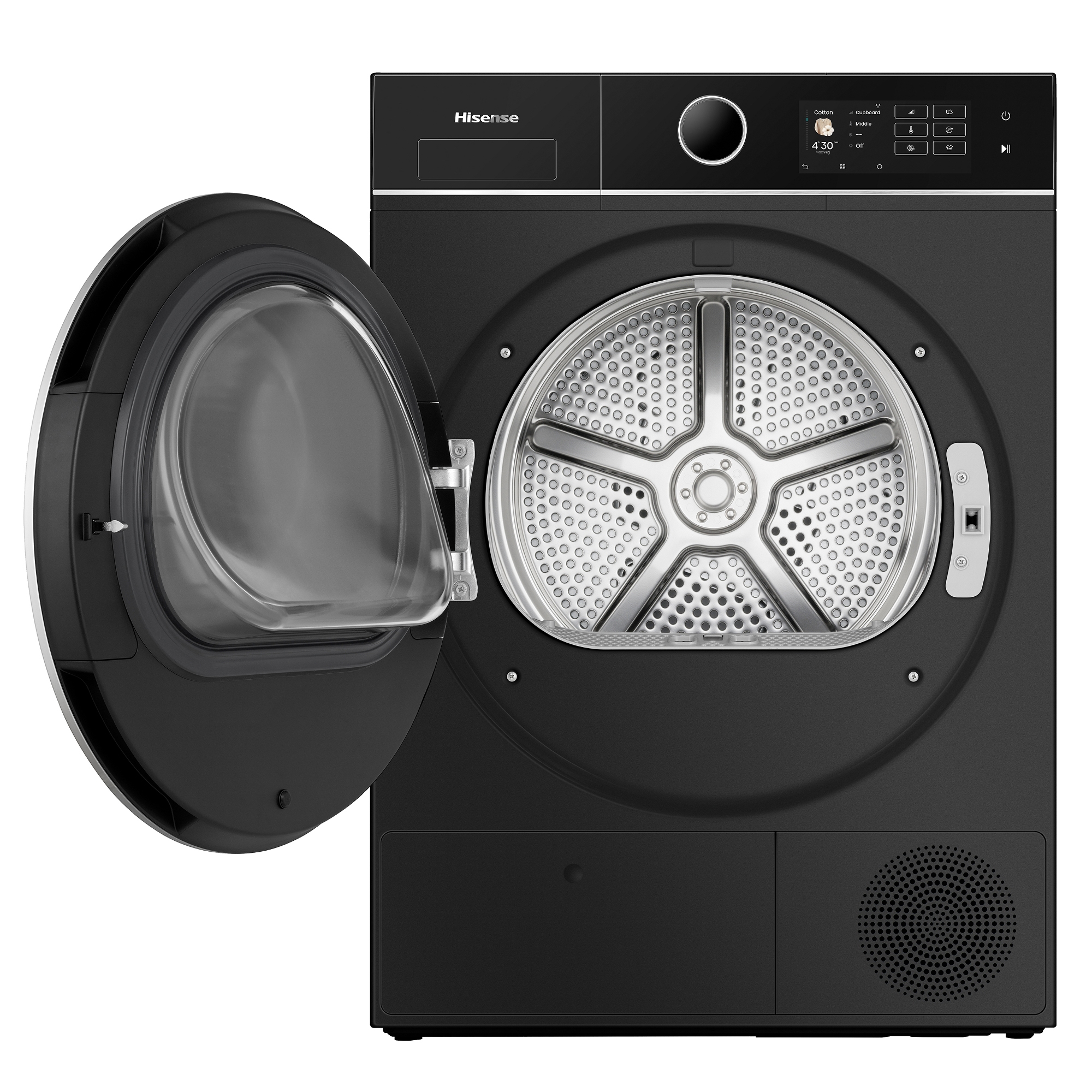 Hisense 9kg KitchenFit 5i Series Heat Pump Condenser Dryer DH5I904BBBC - Black Hisense 9kg KitchenFit 5i Series Heat Pump Condenser Dryer DH5I904BBBC - Black