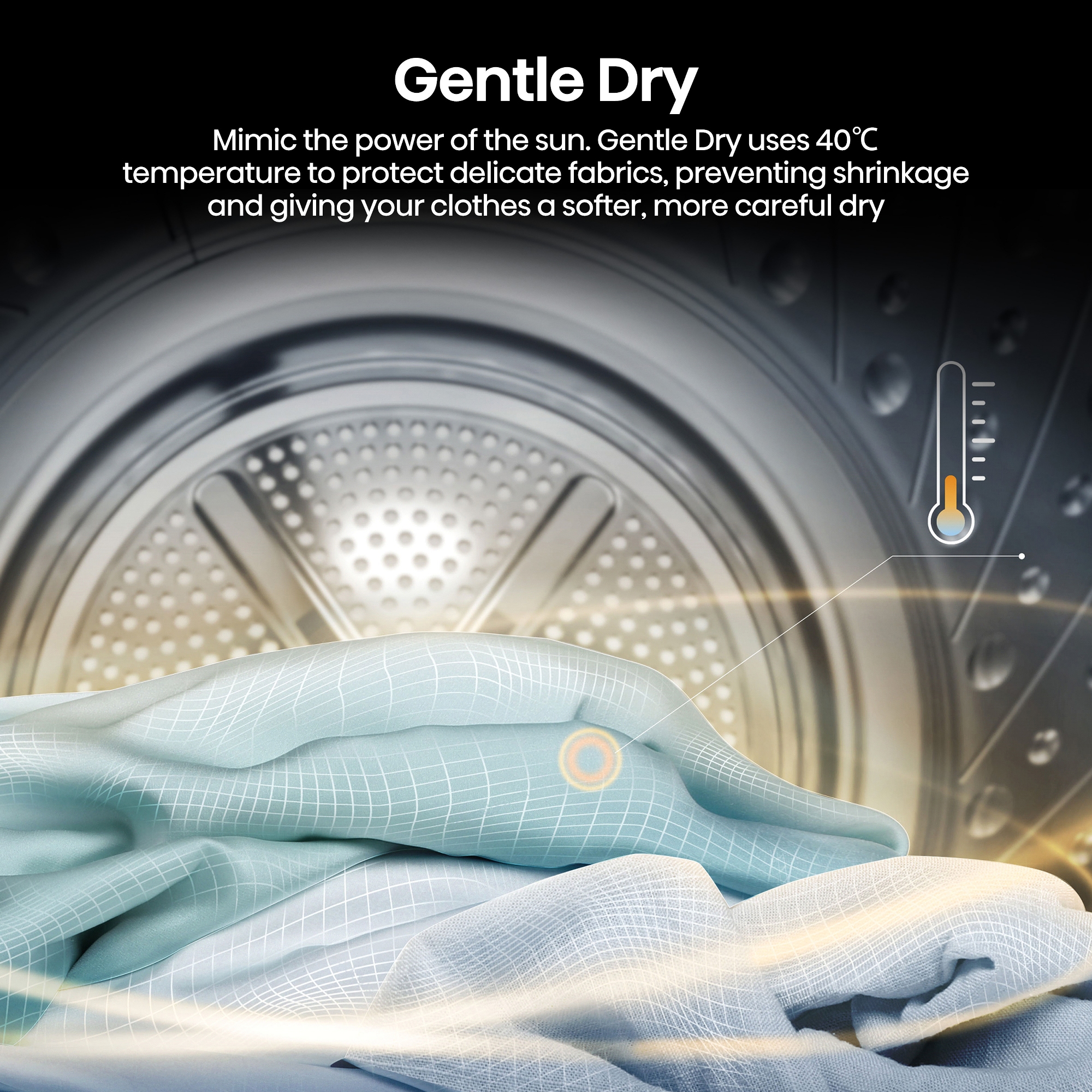 Hisense 10kg 7i Series Heat Pump Condenser Dryer DH7I108BBAB1 - Black Hisense 10kg 7i Series Heat Pump Condenser Dryer DH7I108BBAB1 - Black