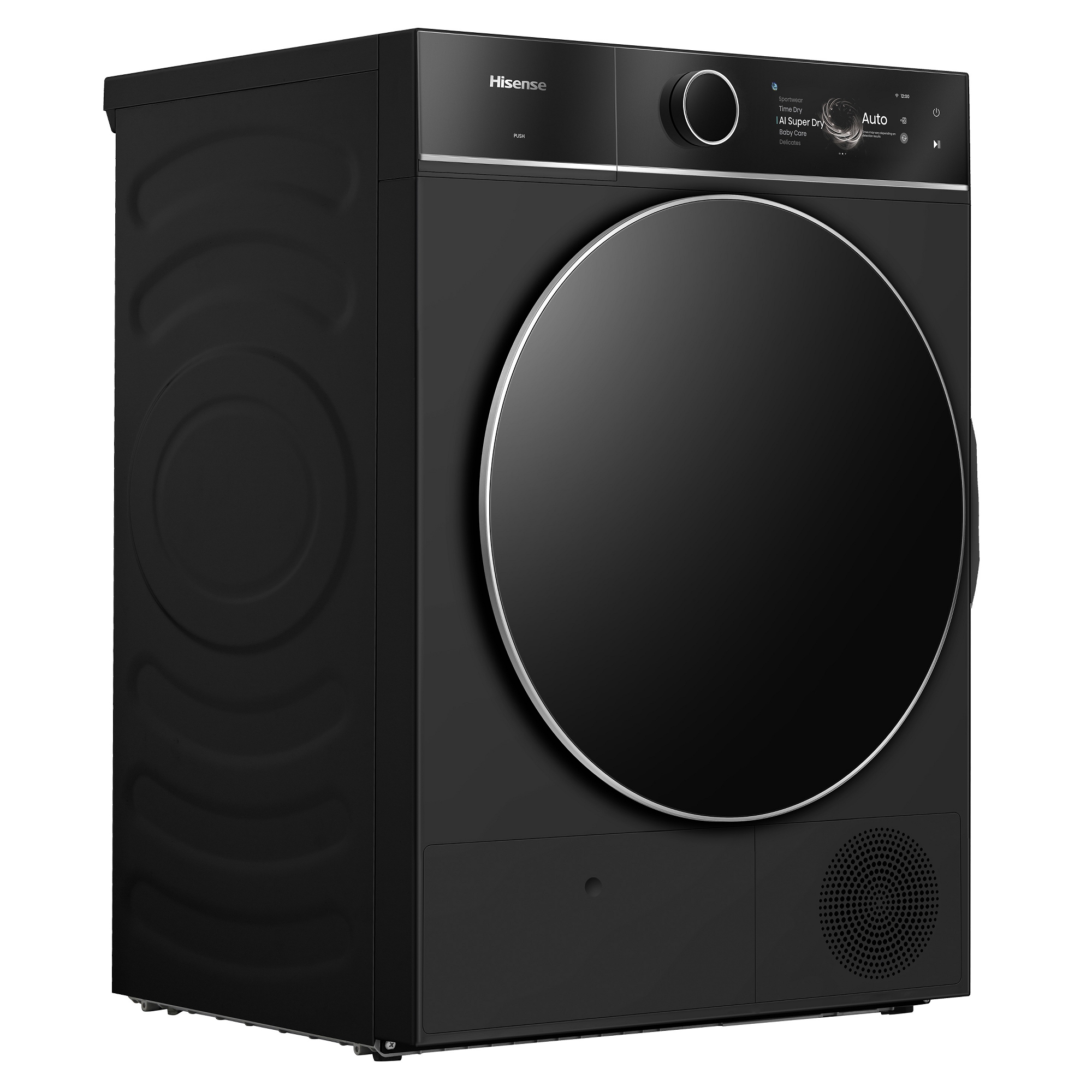 Hisense 10kg 7i Series Heat Pump Condenser Dryer DH7I108BBAB1 - Black Hisense 10kg 7i Series Heat Pump Condenser Dryer DH7I108BBAB1 - Black
