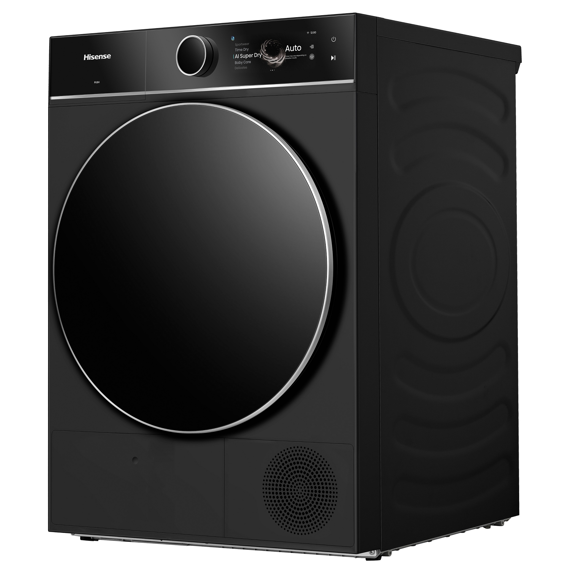 Hisense 10kg 7i Series Heat Pump Condenser Dryer DH7I108BBAB1 - Black Hisense 10kg 7i Series Heat Pump Condenser Dryer DH7I108BBAB1 - Black