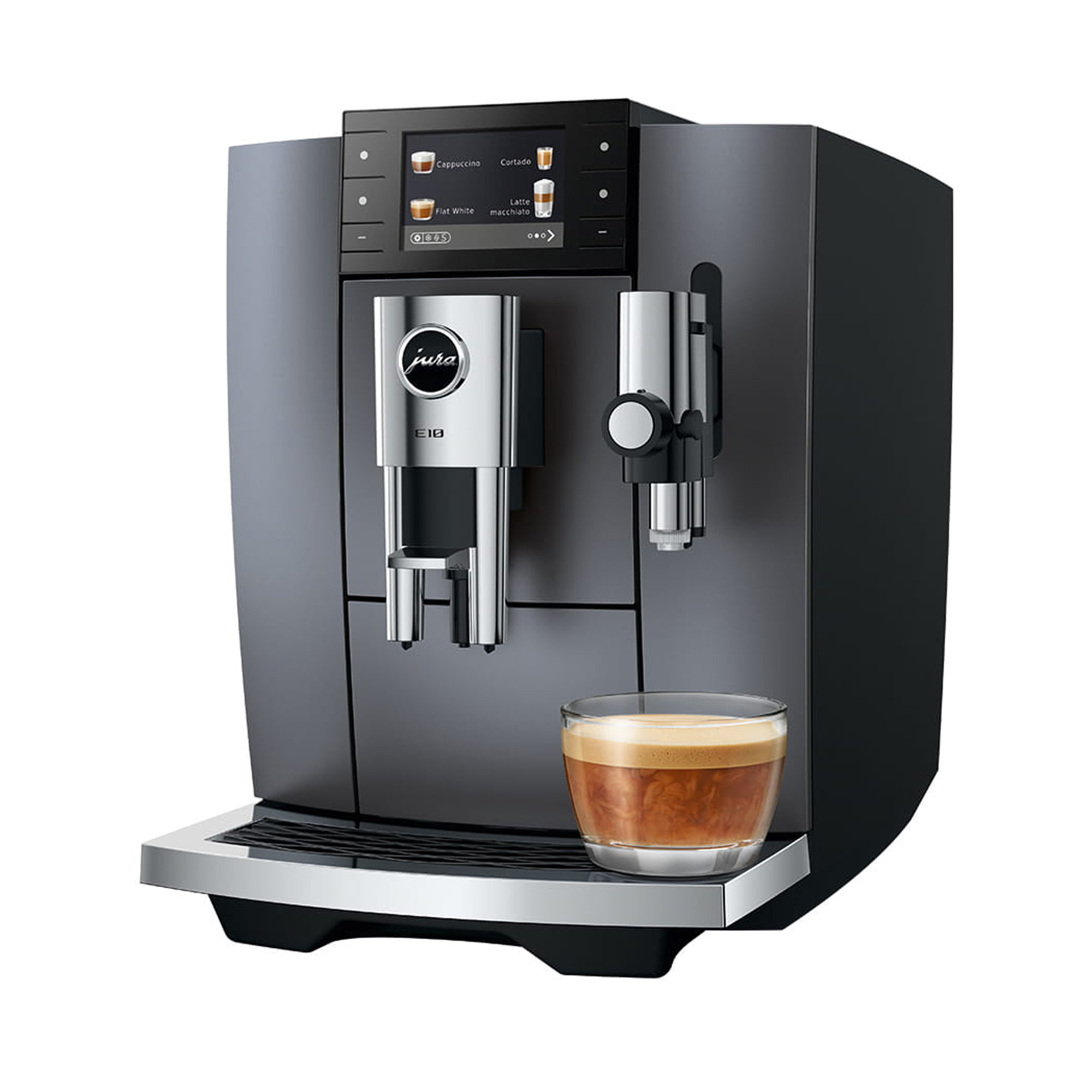 Jura E10 Onyx Grey Freestanding Coffee Machine 15718 - Onyx Grey Jura E10 Onyx Grey Freestanding Coffee Machine 15718 - Onyx Grey